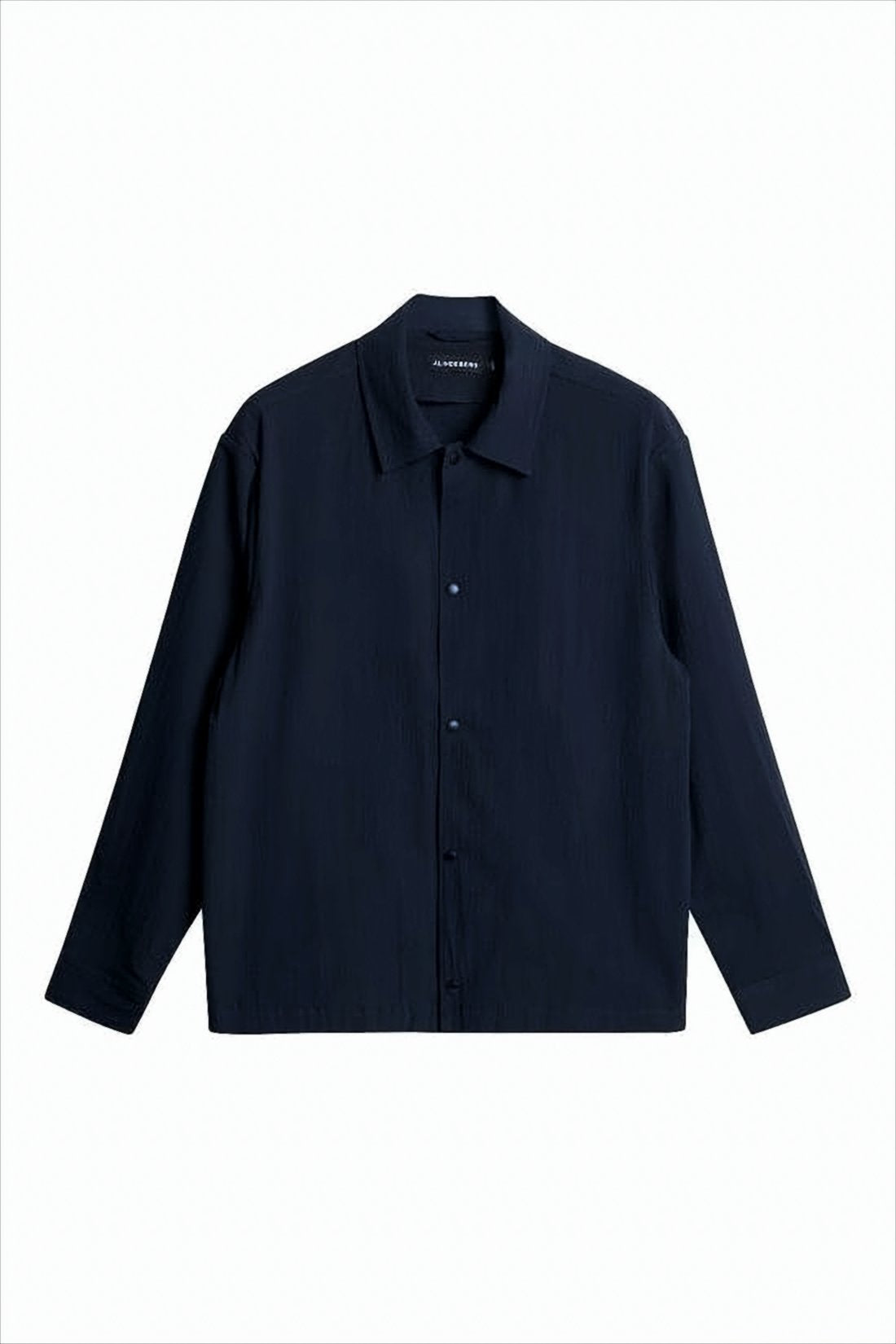 Blue Jacket With Straight Silhouette