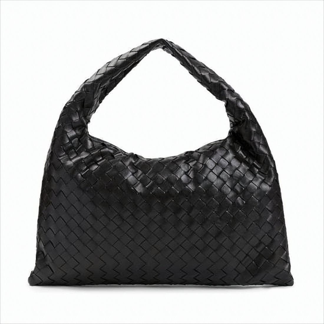 Woven Calf Leather Shoulder Bag