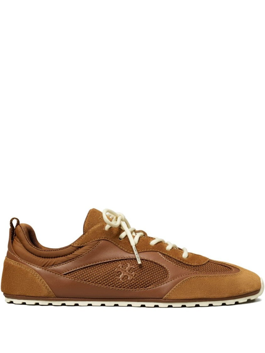 Brown Sneakers with Low-Profile Silhouette