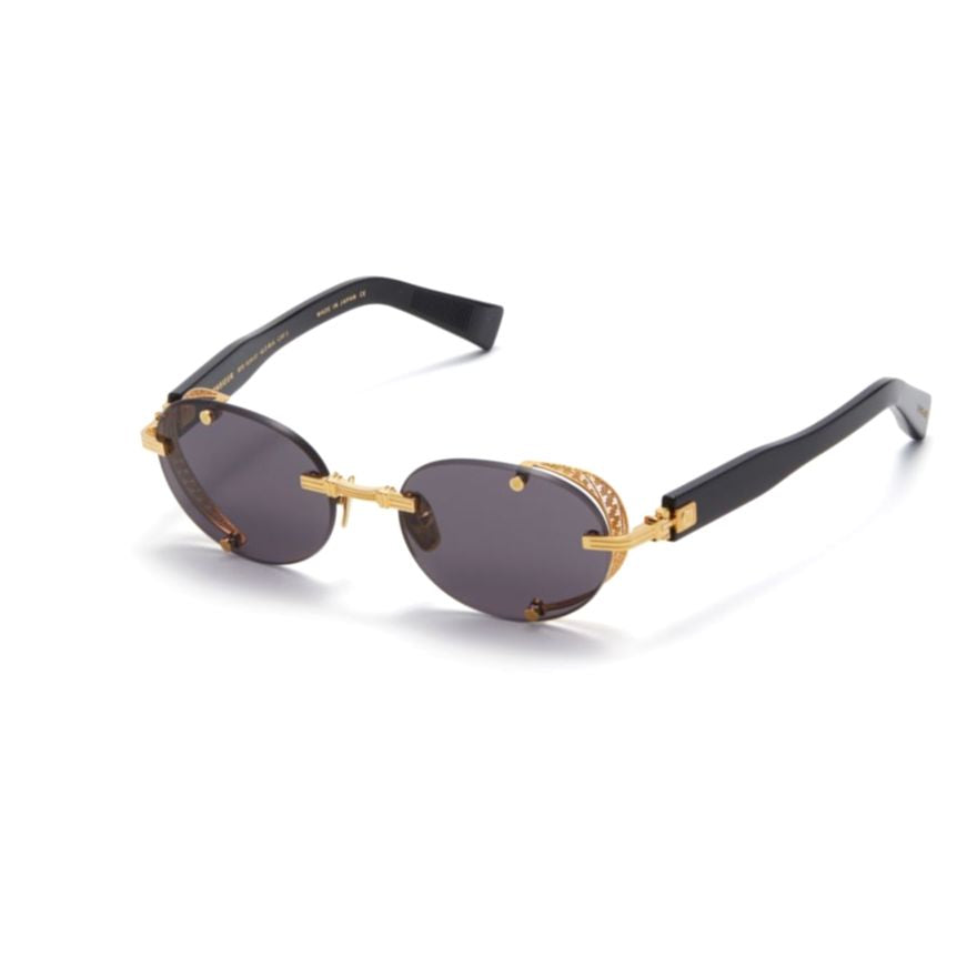 Monsieur Oval-shaped Sunglasses with Gold-toned Accents