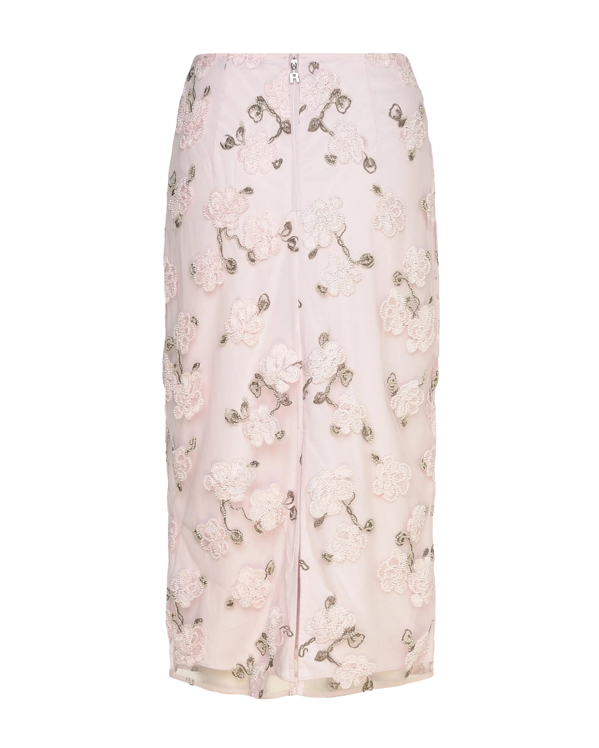 Lilac Ash Midi Sequin Pencil Skirt