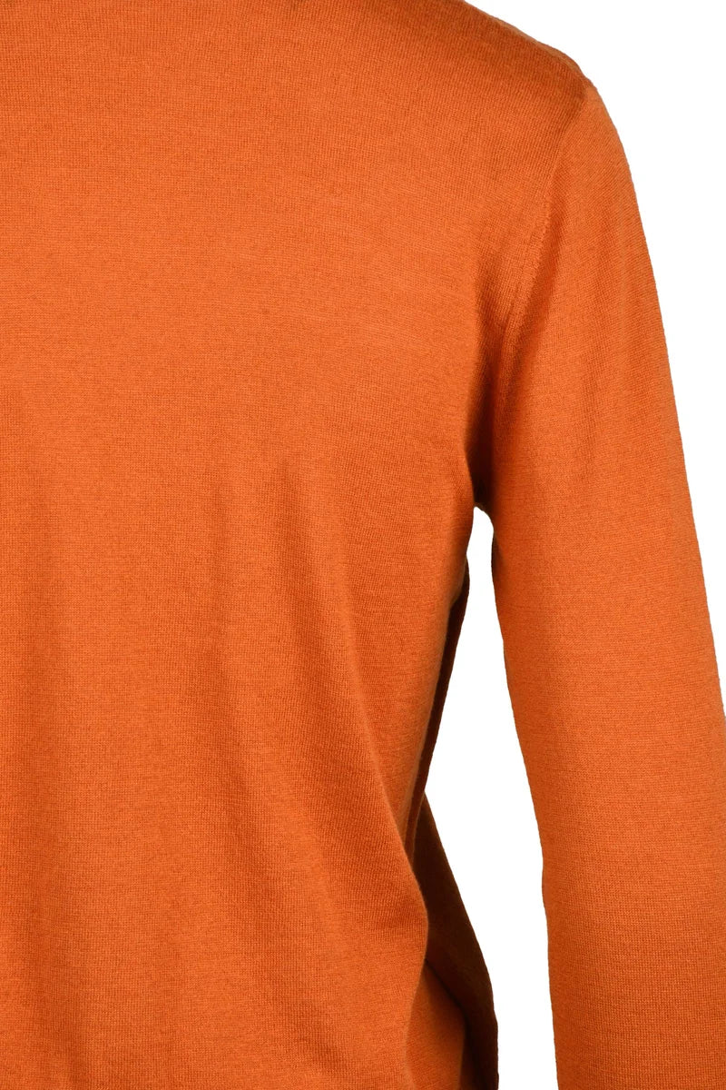 Waist Cardigan Silk Wool - Orange
