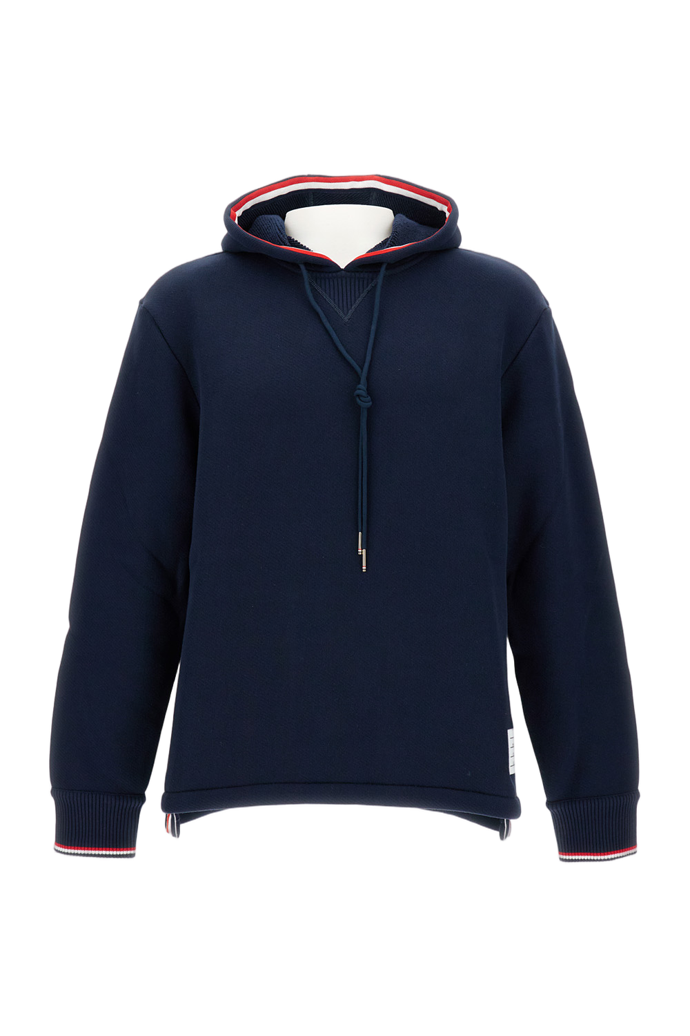 Bluza z kapturem oversize z kontrastowymi paskami