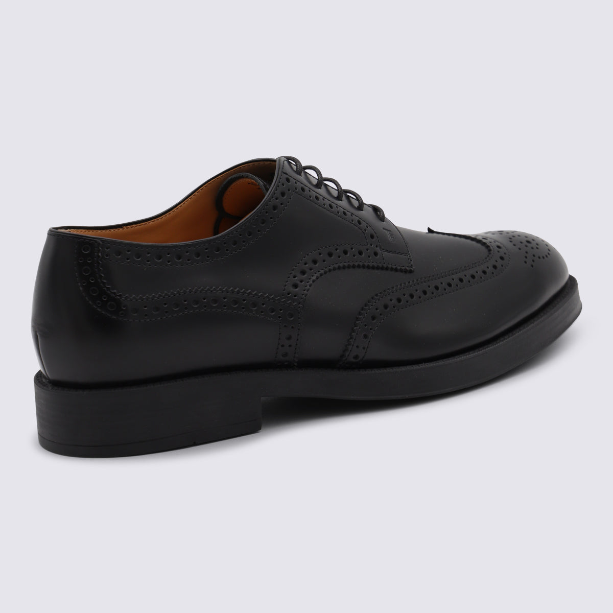 Black Leather Lace Up Shoes