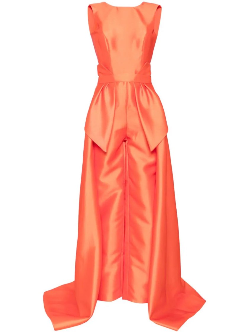 Mikado Classic Jumpsuit With Detachable Overskirt
