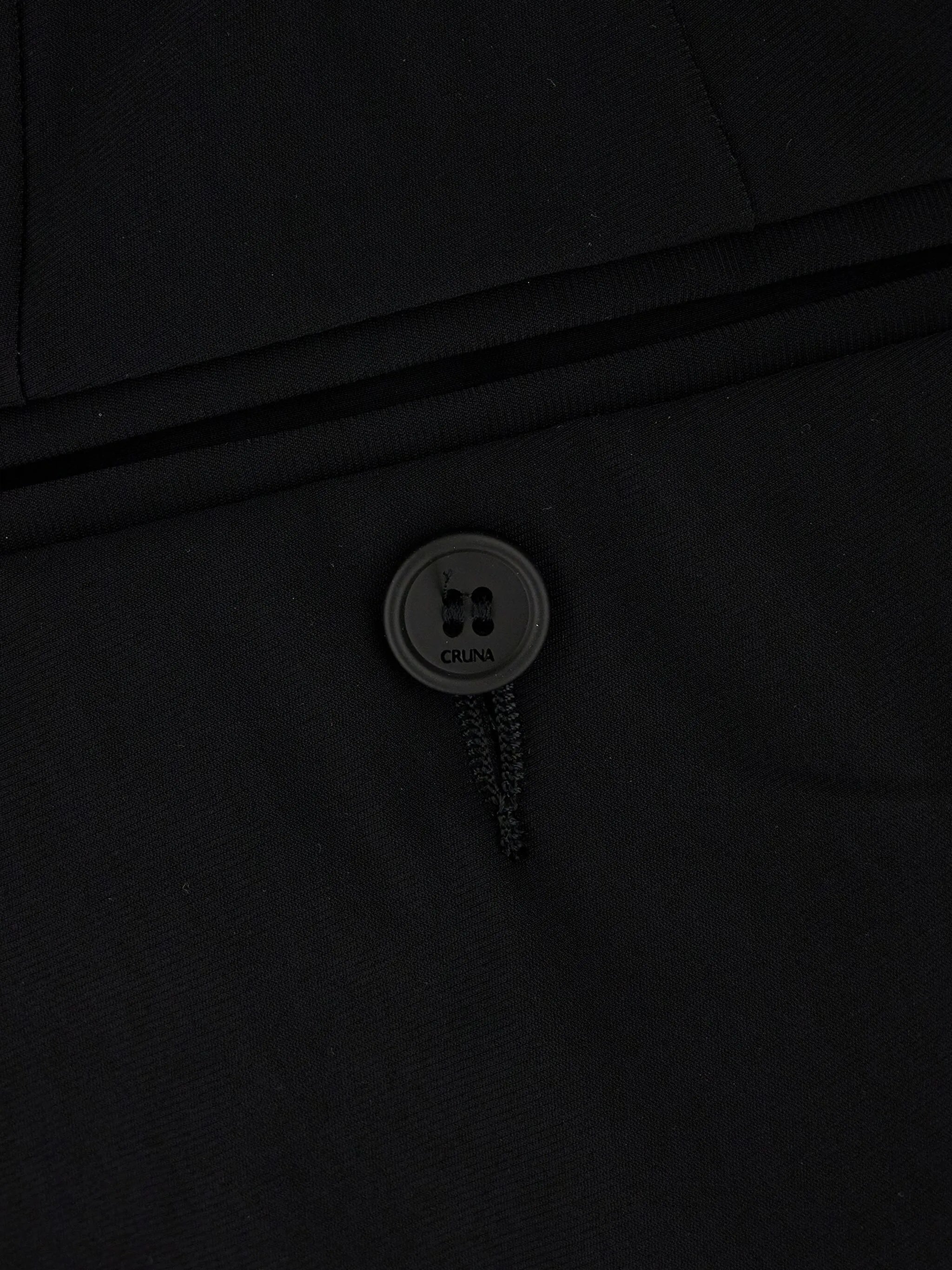 Muted Brown Tailored Minimalist Button Trousers