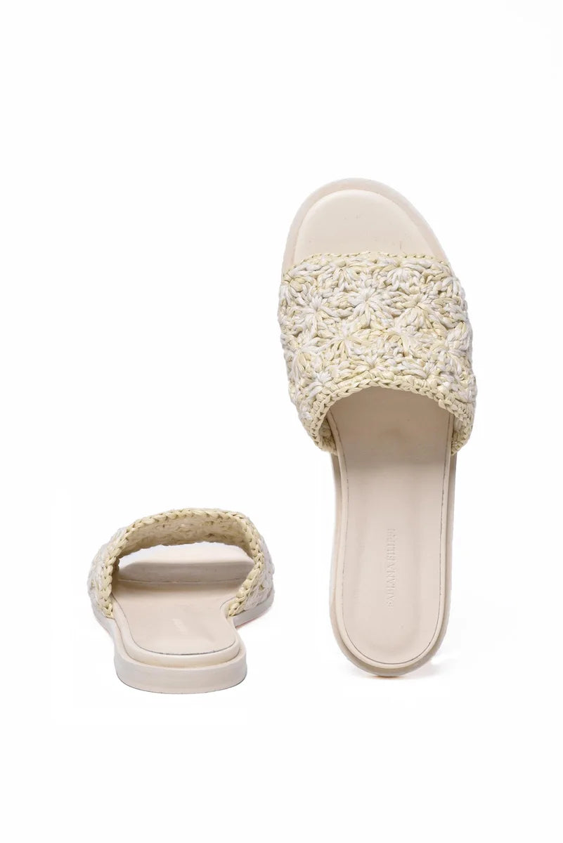 Slide Sandal - White