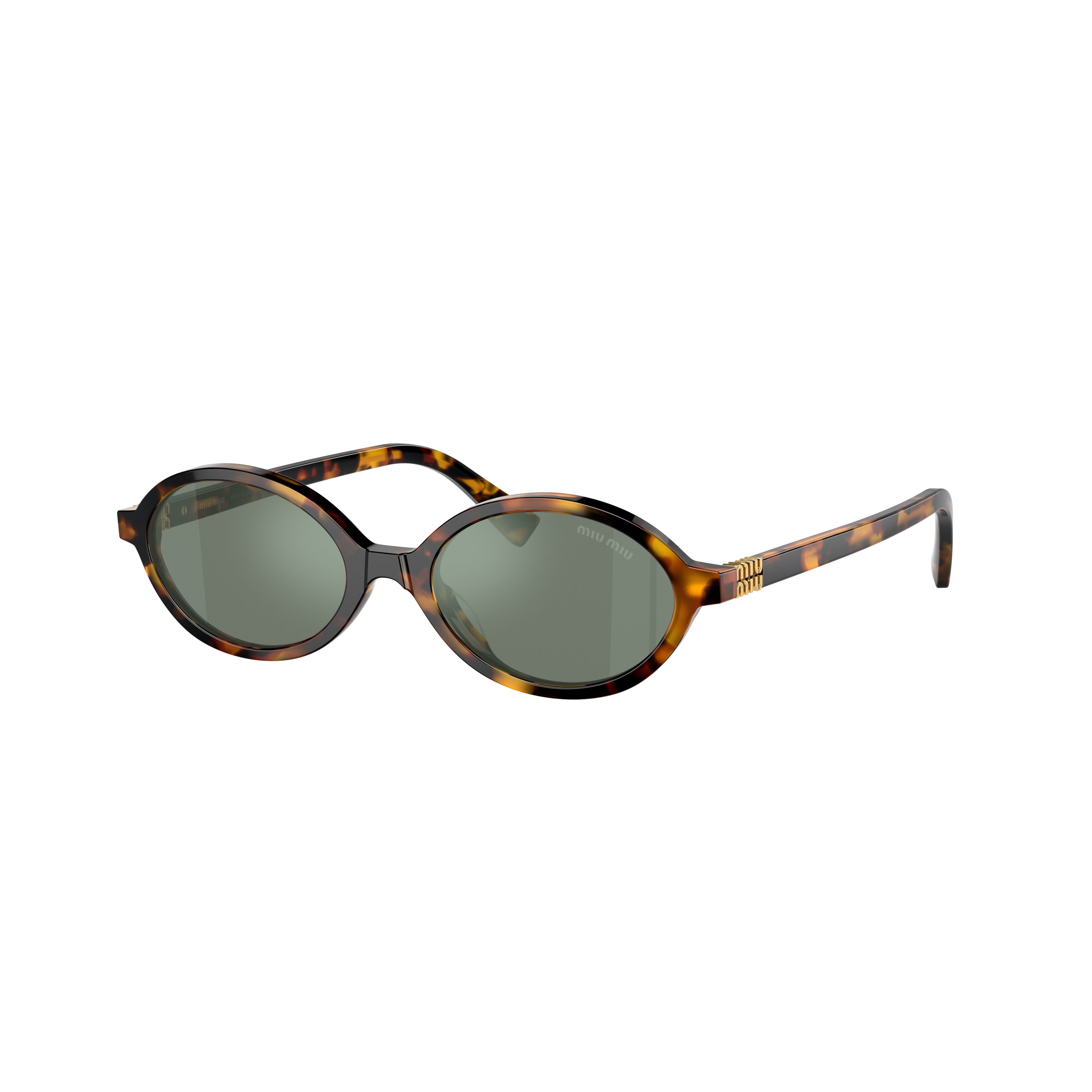 0mu 04zs Tortoiseshell Acetate Oval Sunglasses
