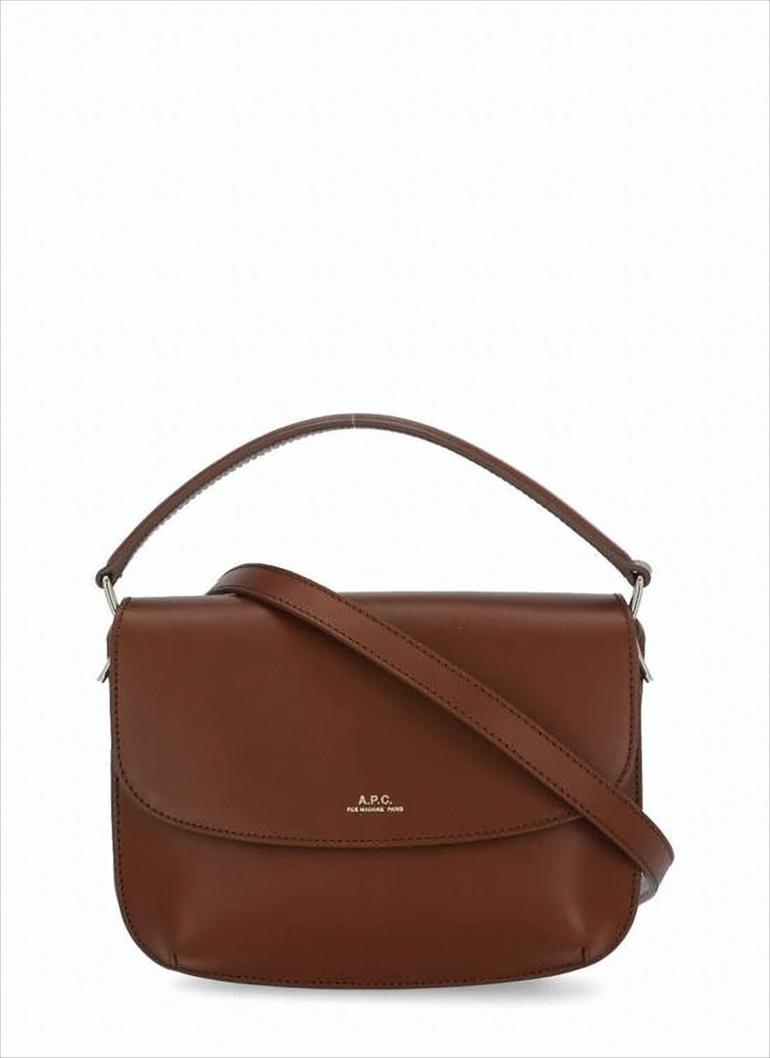 Structured Cowhide Leather Tote Bag