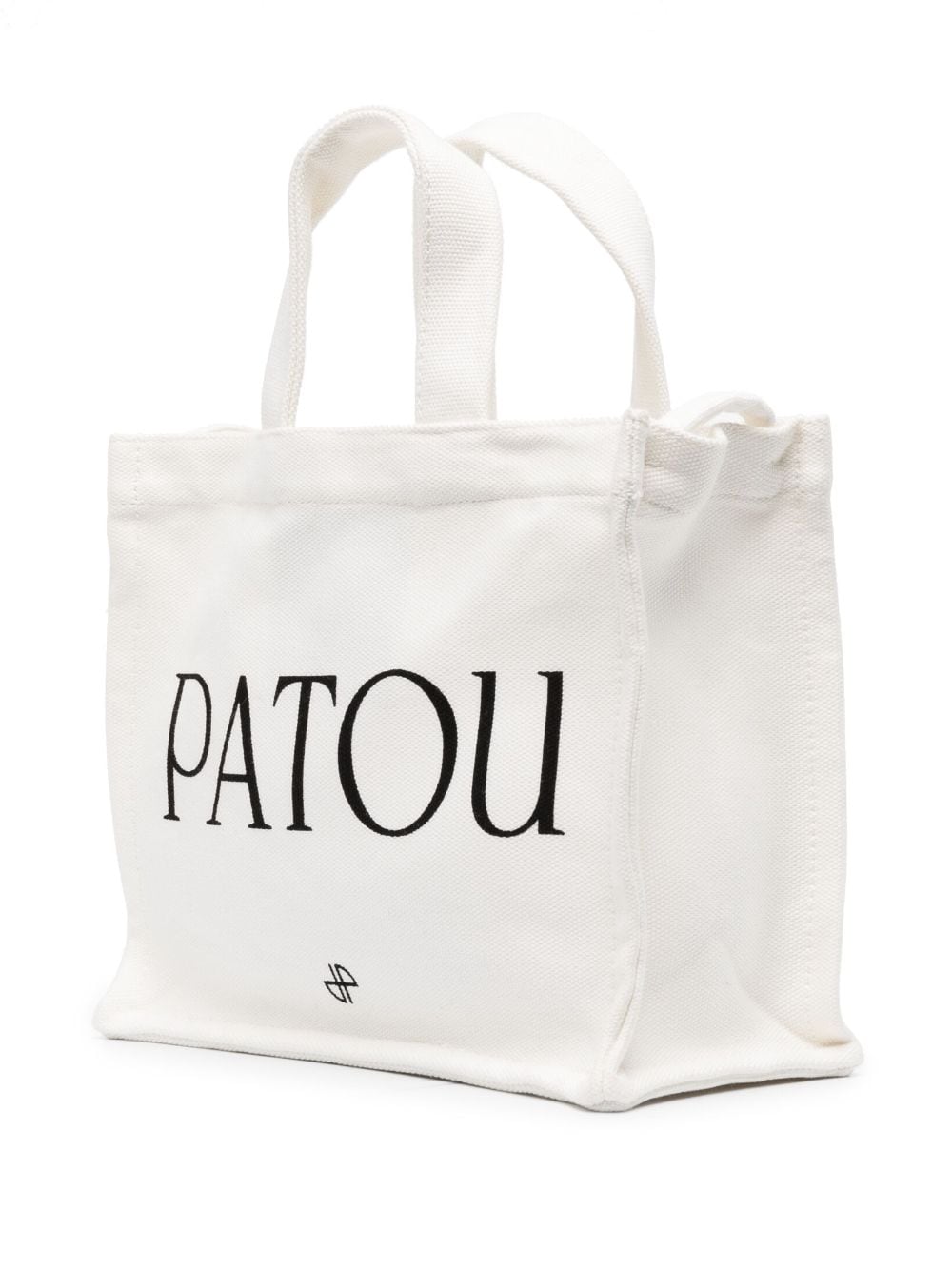 Logo-Print Canvas Tote Bag