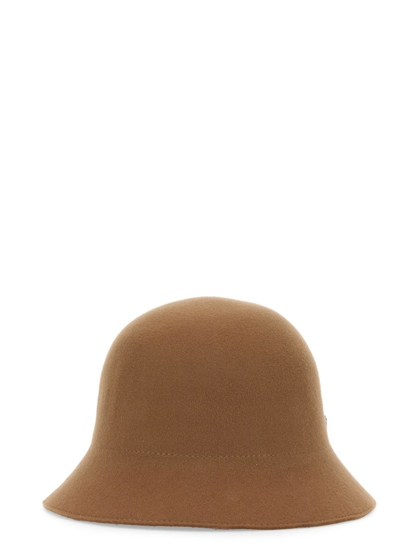 Classic Bucket Hat With Leather Accent