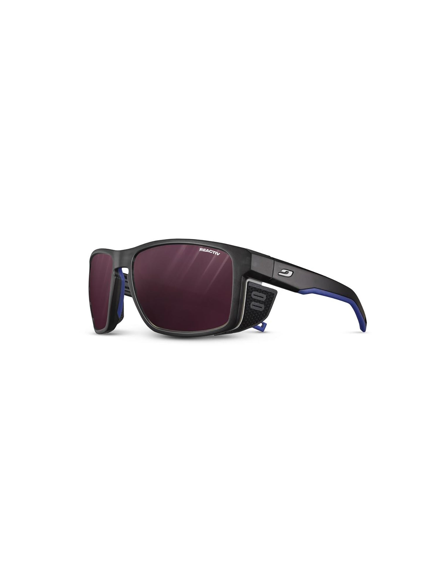 Matte Black Rectangular Sunglasses