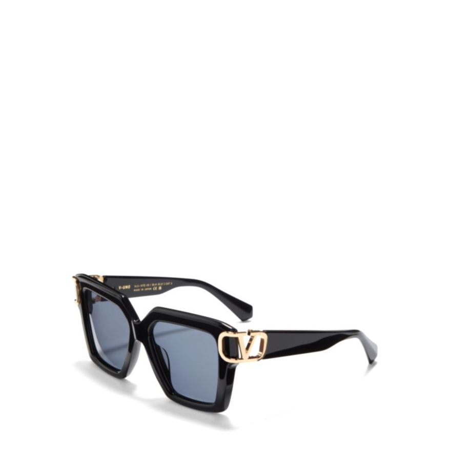 V - Uno Bold Oversized Square Frame Sunglasses