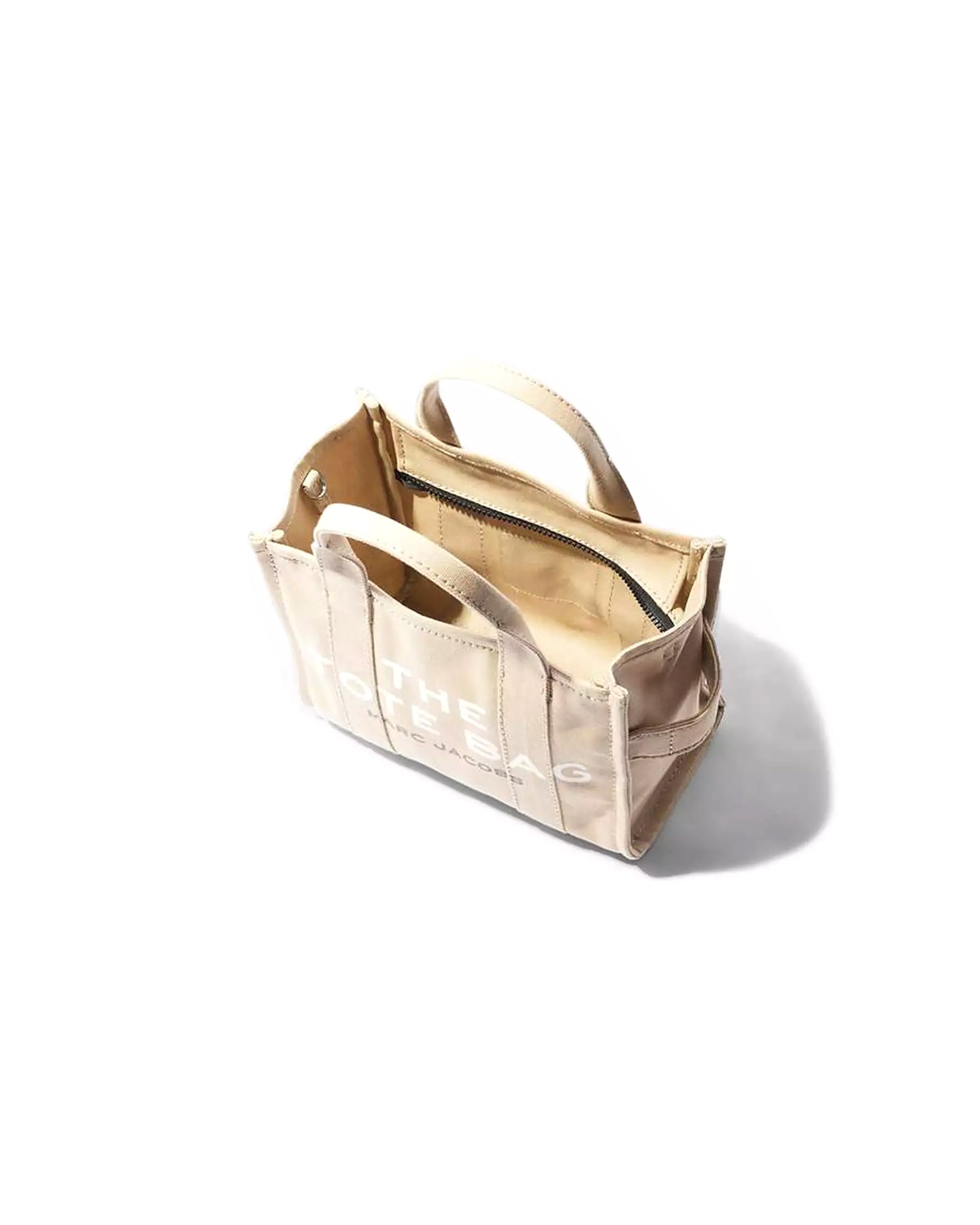 Beige The Canvas Small Tote Bag