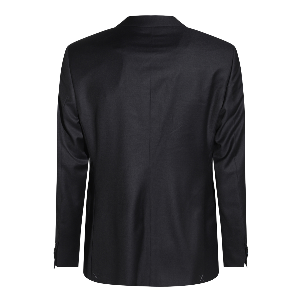 Tailored Black Suit with Classic Two-Button Blazer