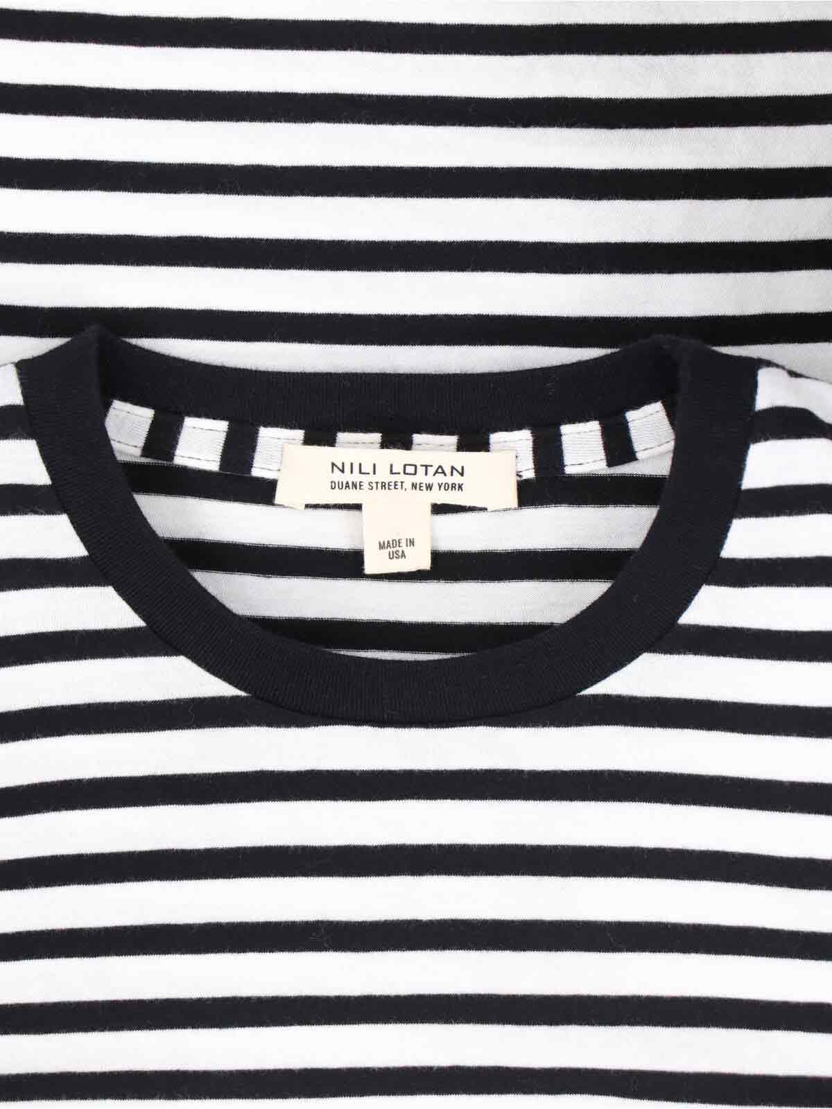 "Mariela" T-Shirt In Black Cotton