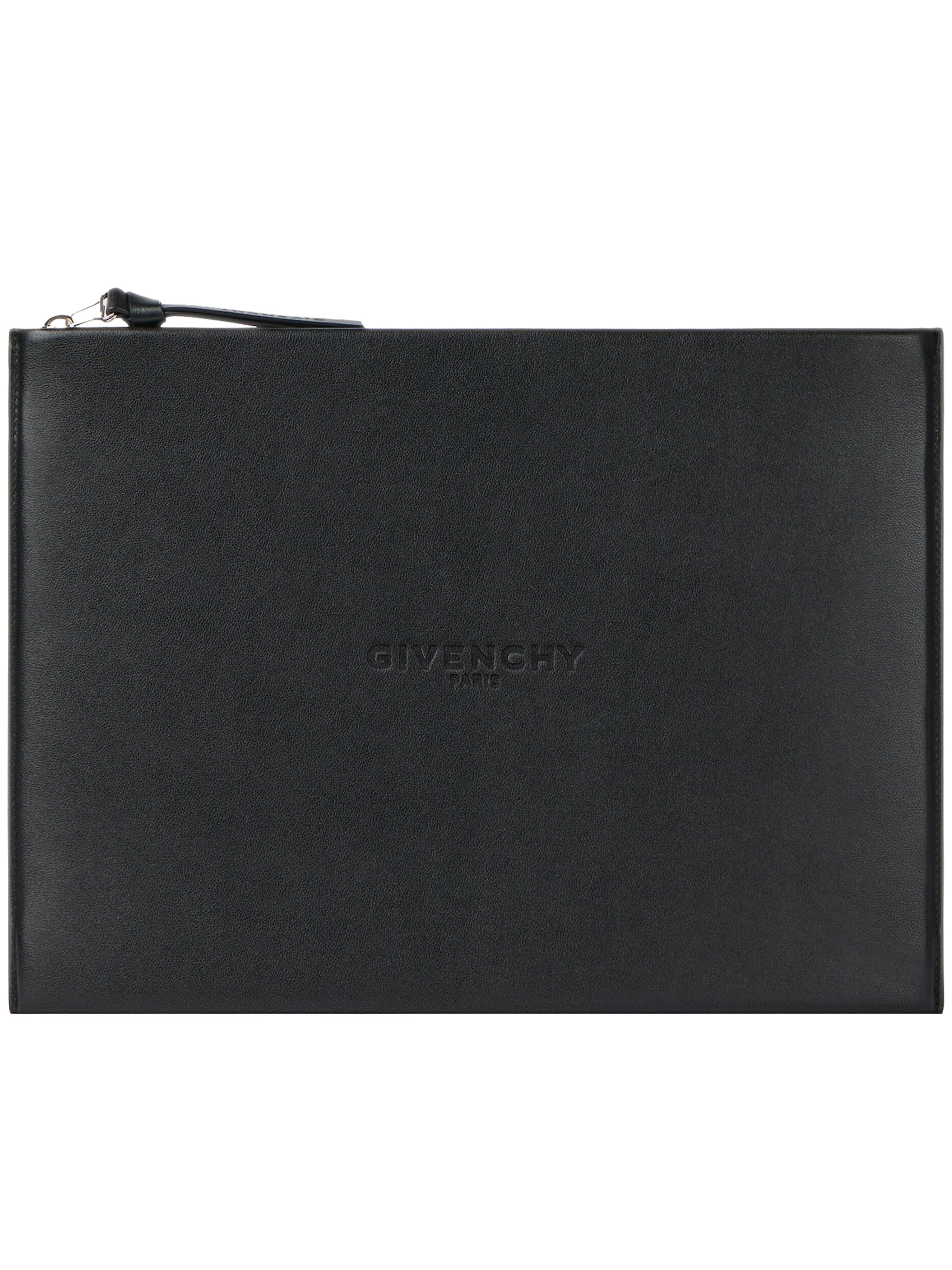 Padded Antigona Rectangular Calf Leather Pouch