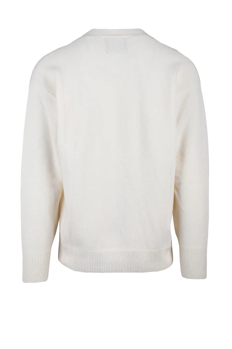 Refined Button-Front Cardigan in Fine Wool