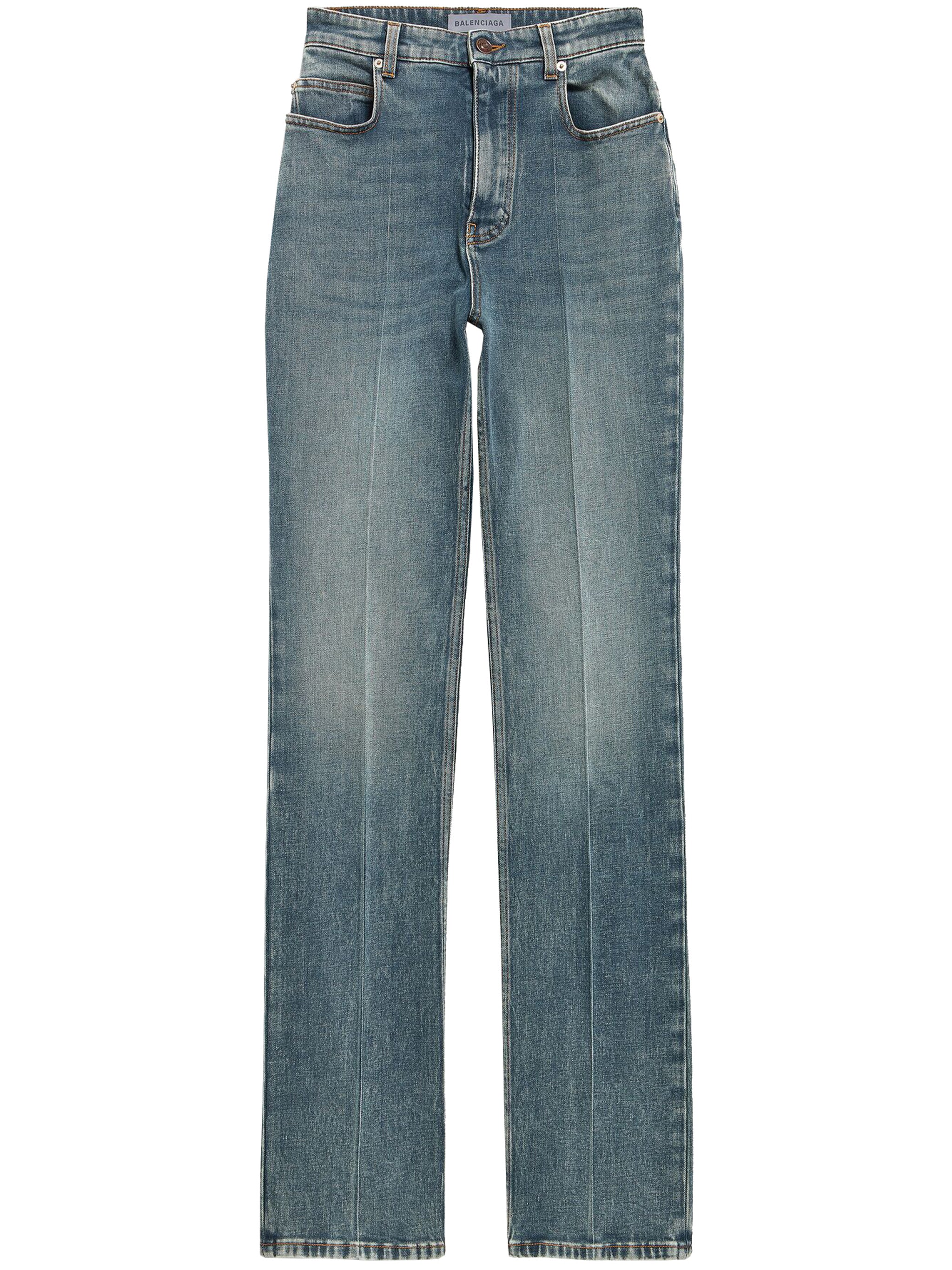 Medium Blue High Waist Slim Jeans