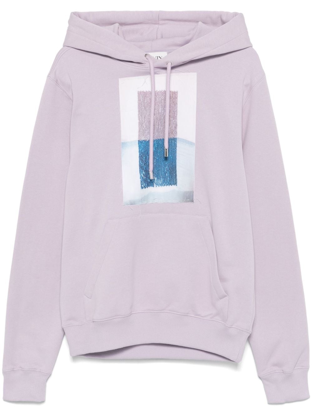 Light Purple Cotton Jersey Hoodie