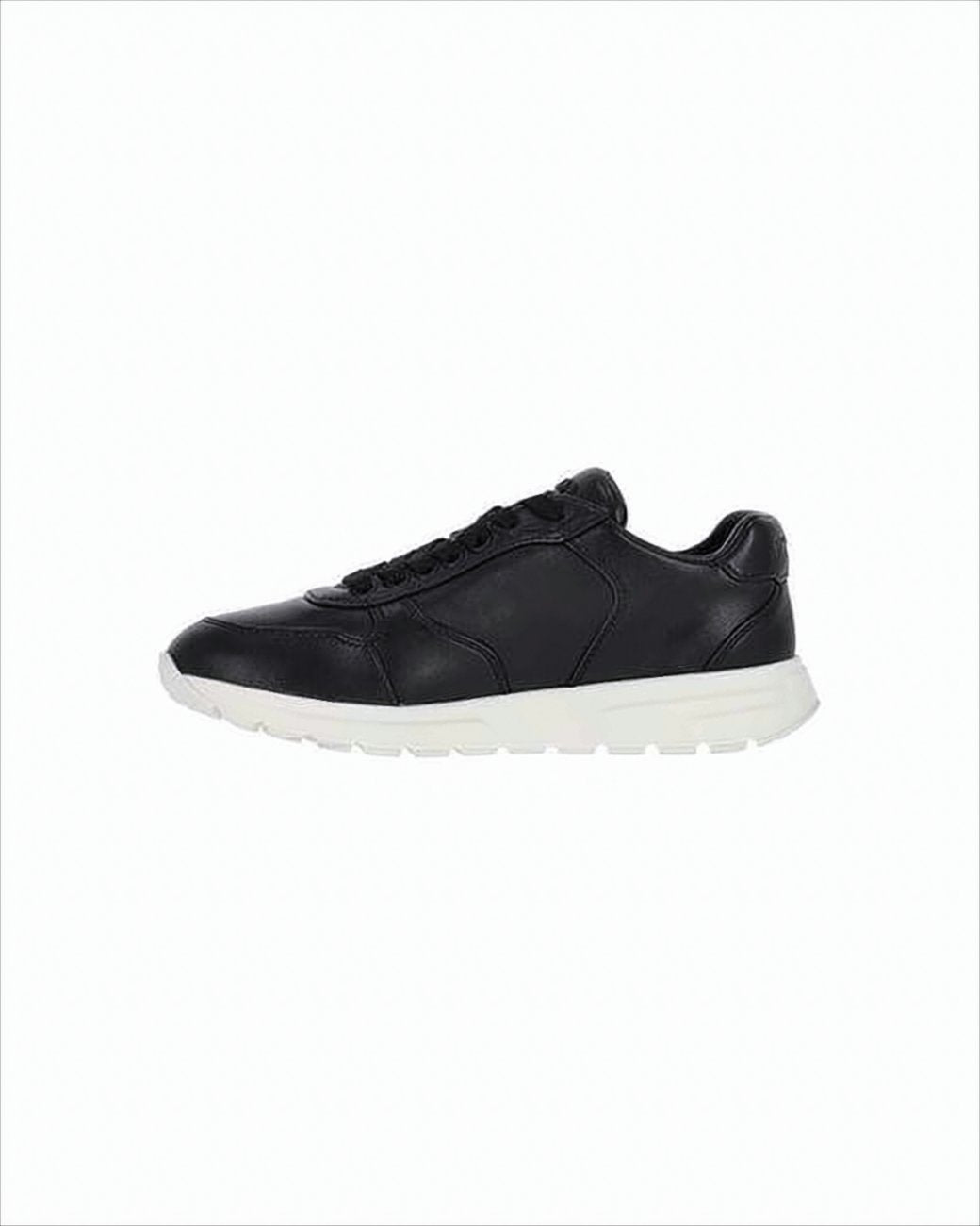 Minimalist Black Nappa Leather Sneakers