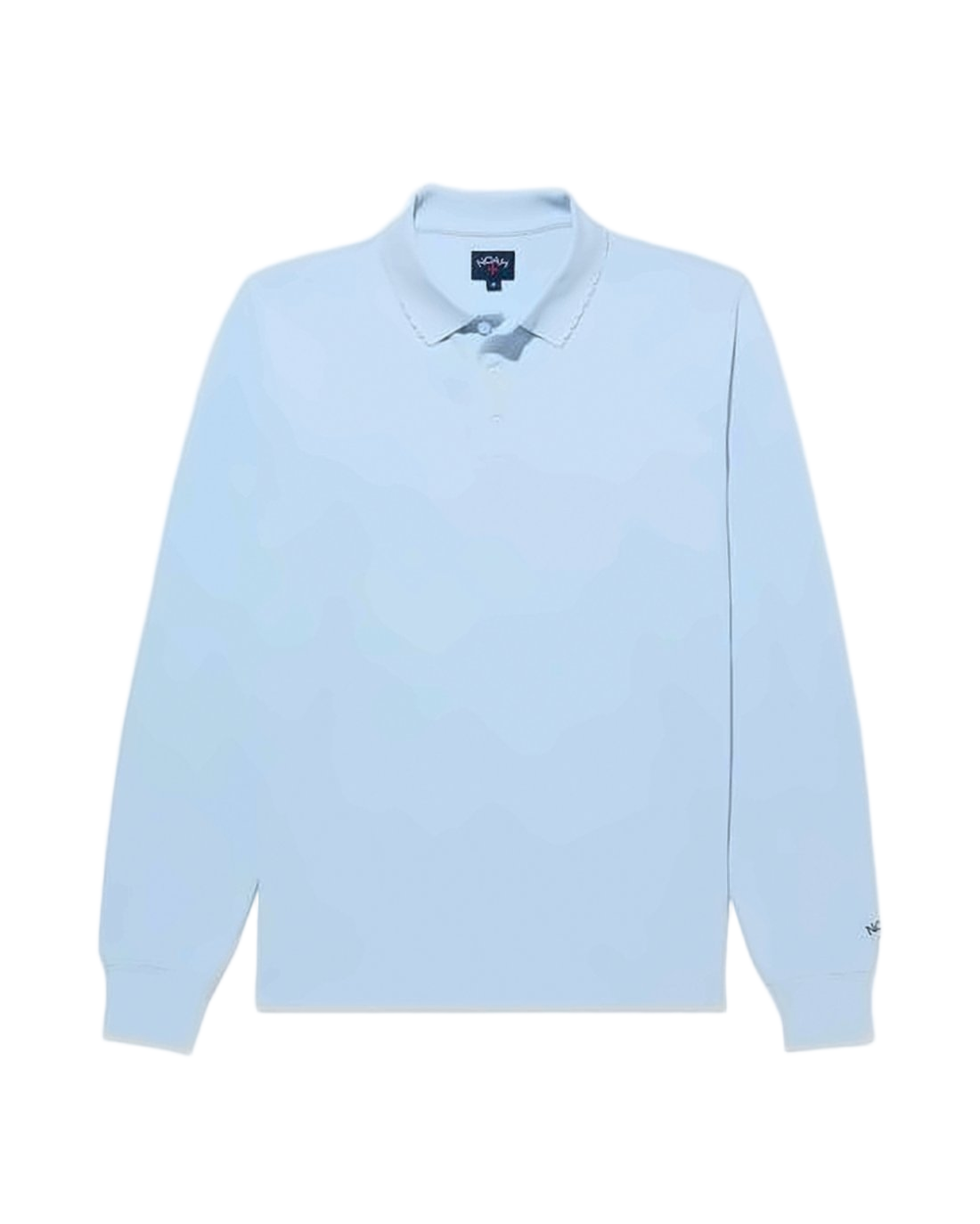 Long-Sleeve Polo Shirt with Classic Collar