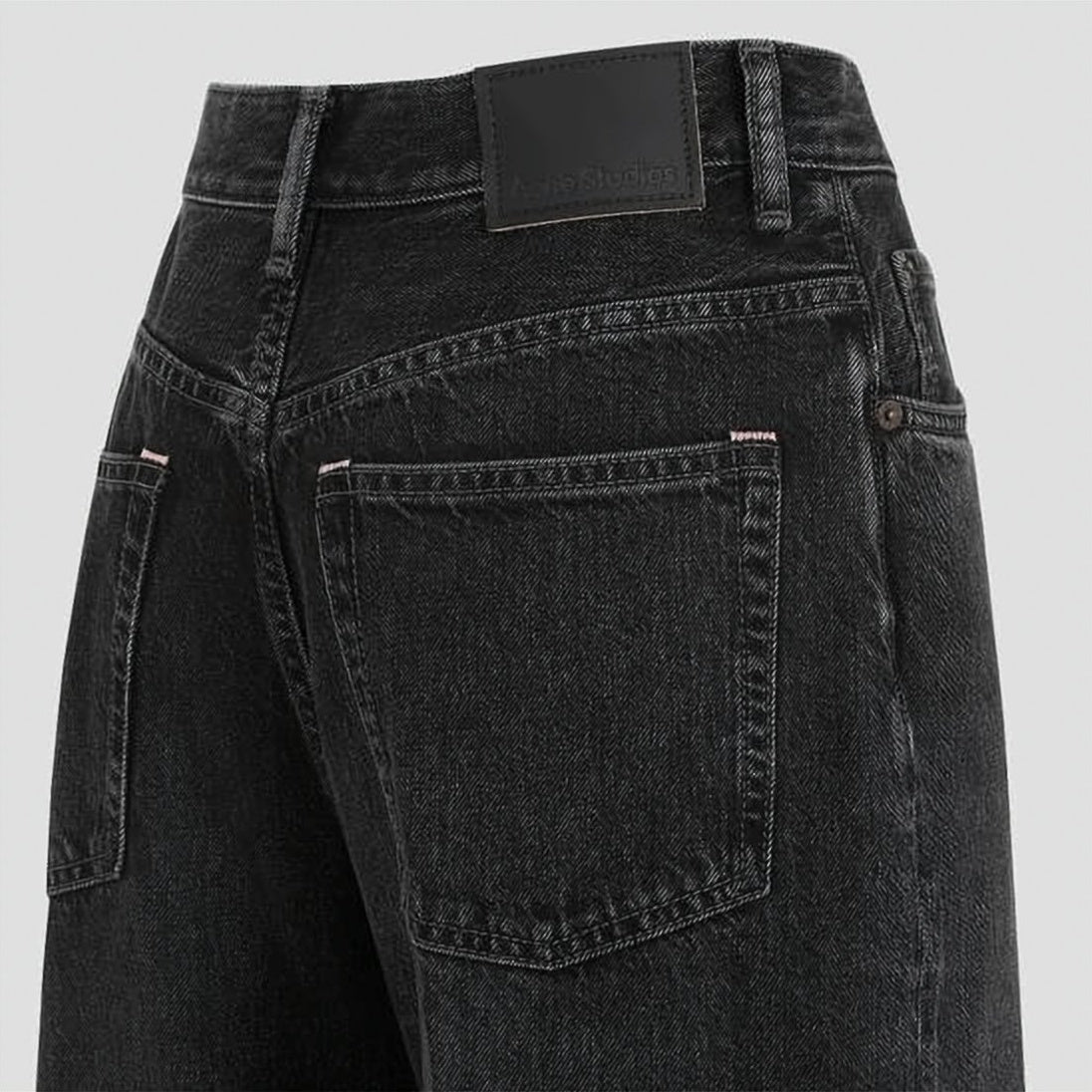 High Waist Wide-Leg Denim Pants