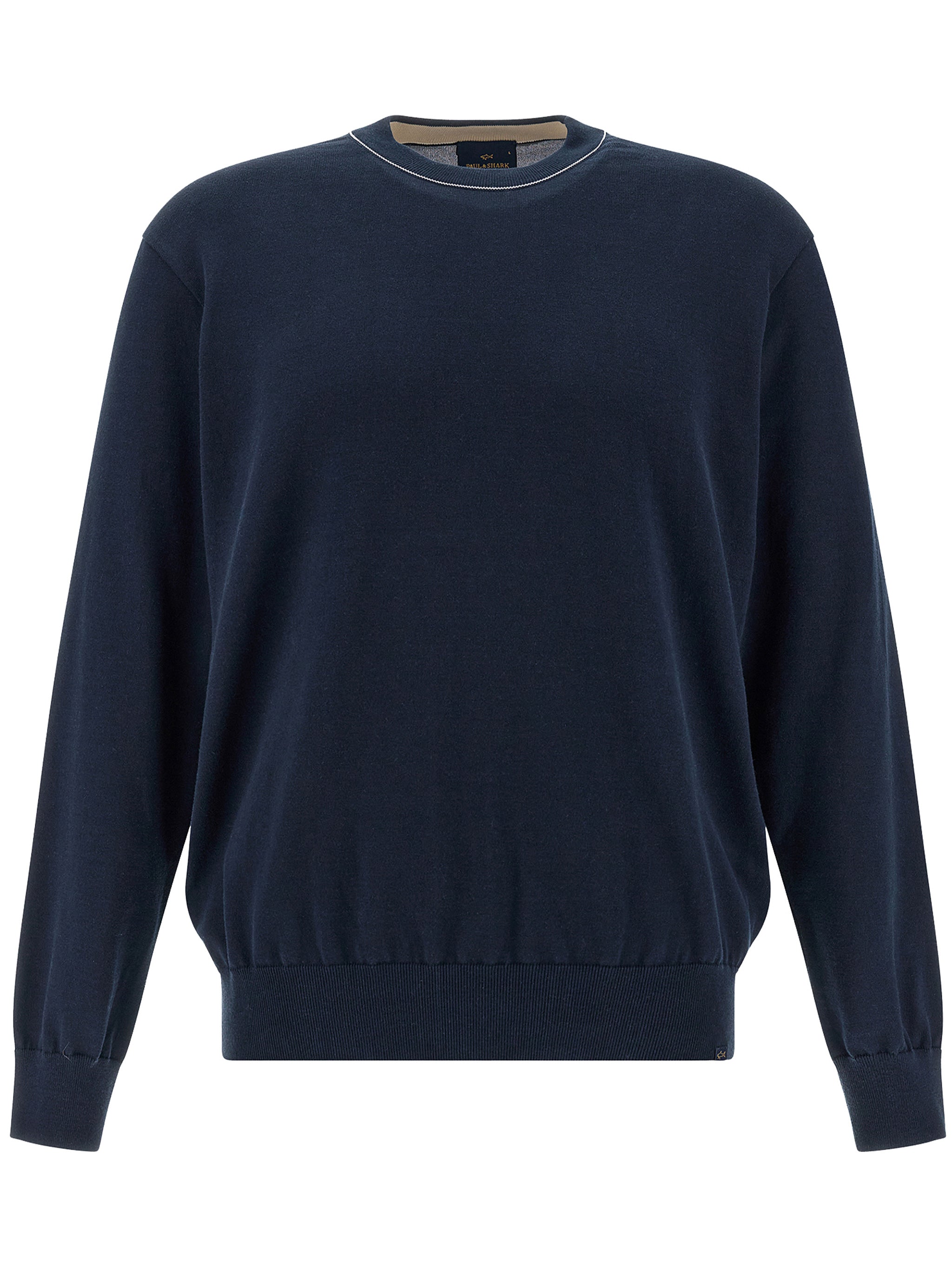Deep Navy Classic Cotton Sweater