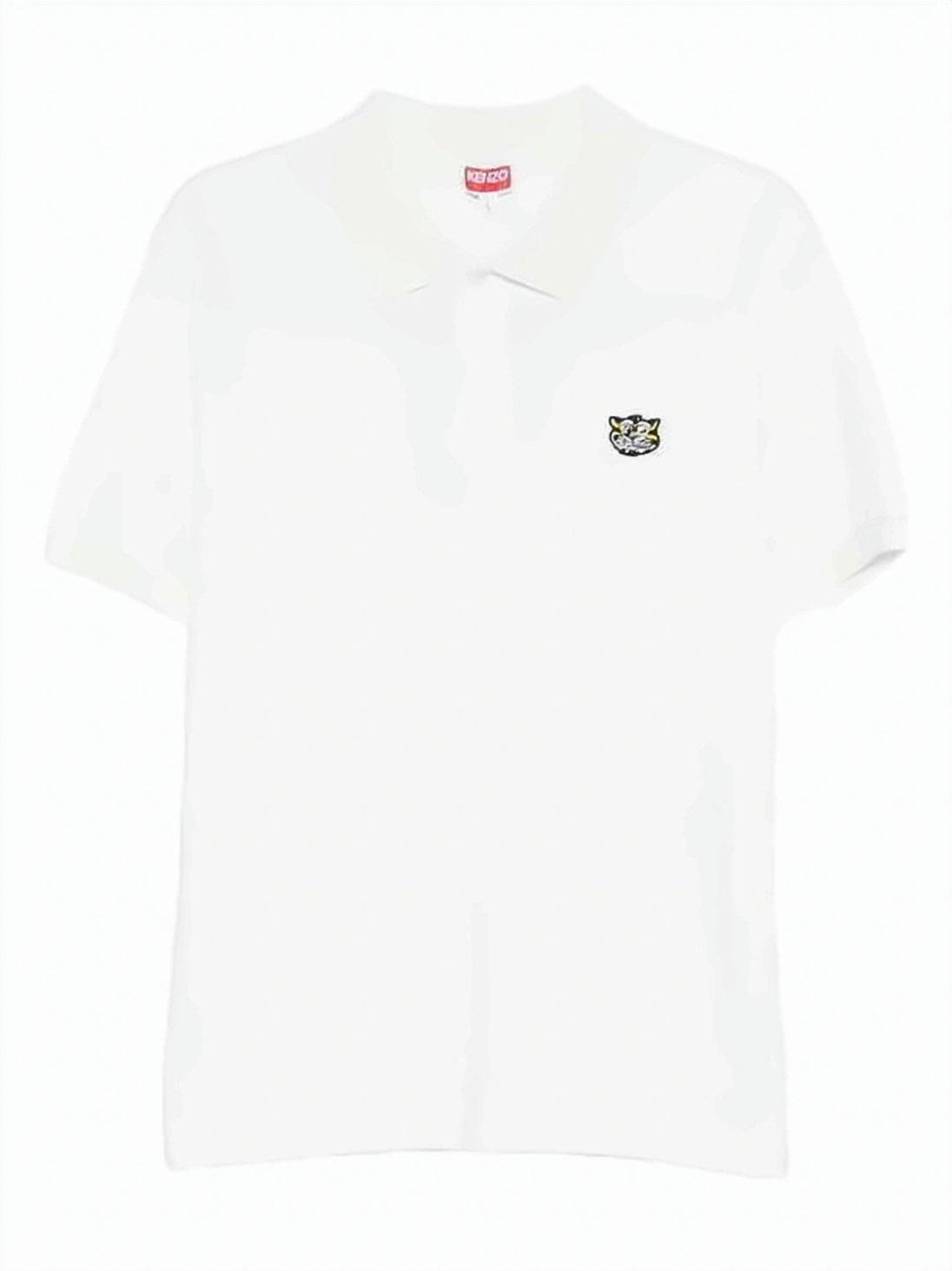 Short-Sleeve Polo Shirt with Embroidered Emblem