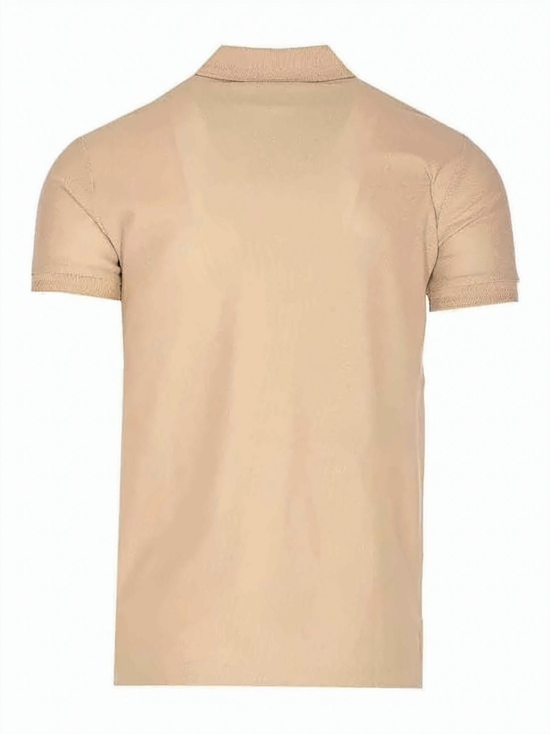 Short-Sleeve Polo Shirt With Ribbed Collar
