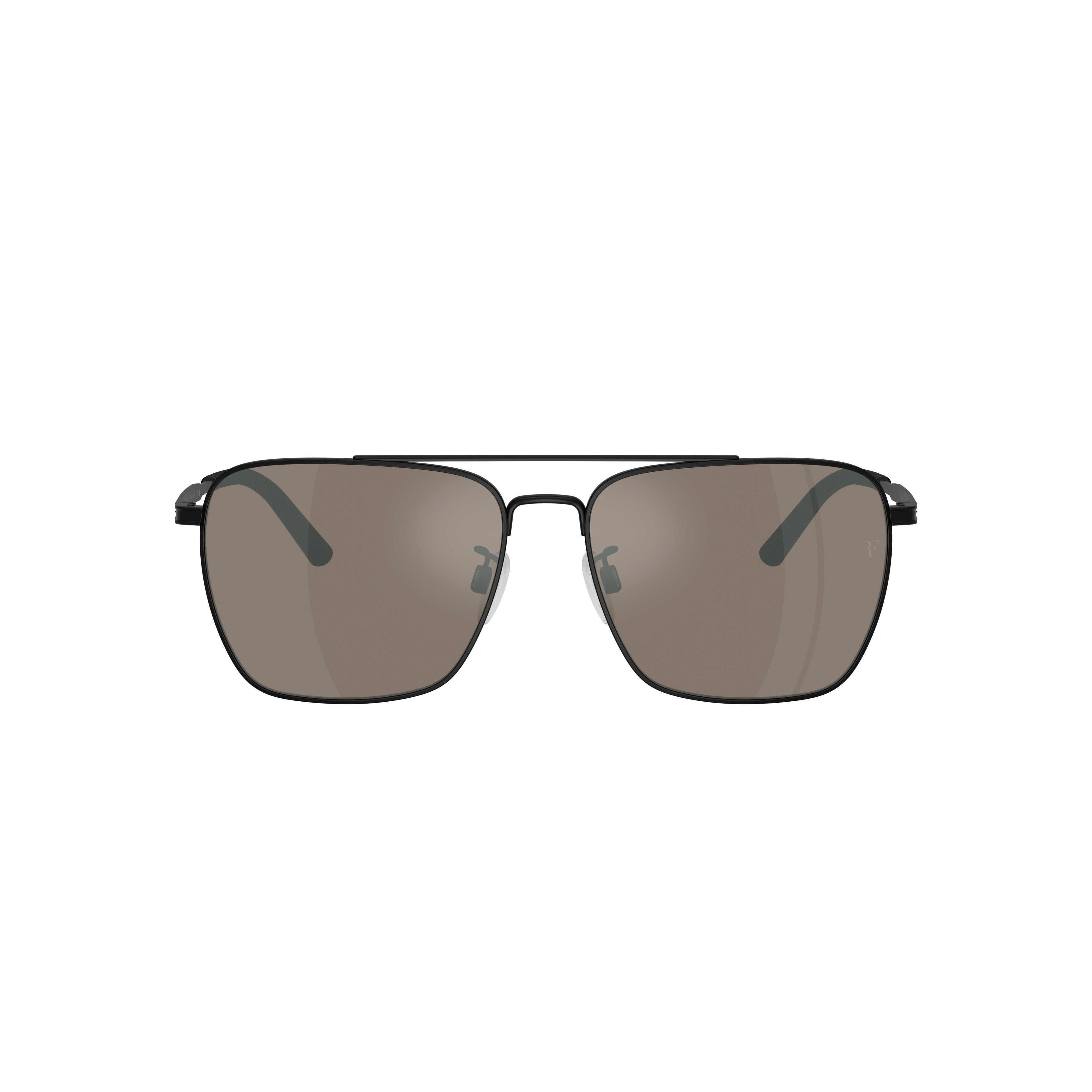 0ov1362s Rectangular Metal Frame Sunglasses with Double Bridge Design