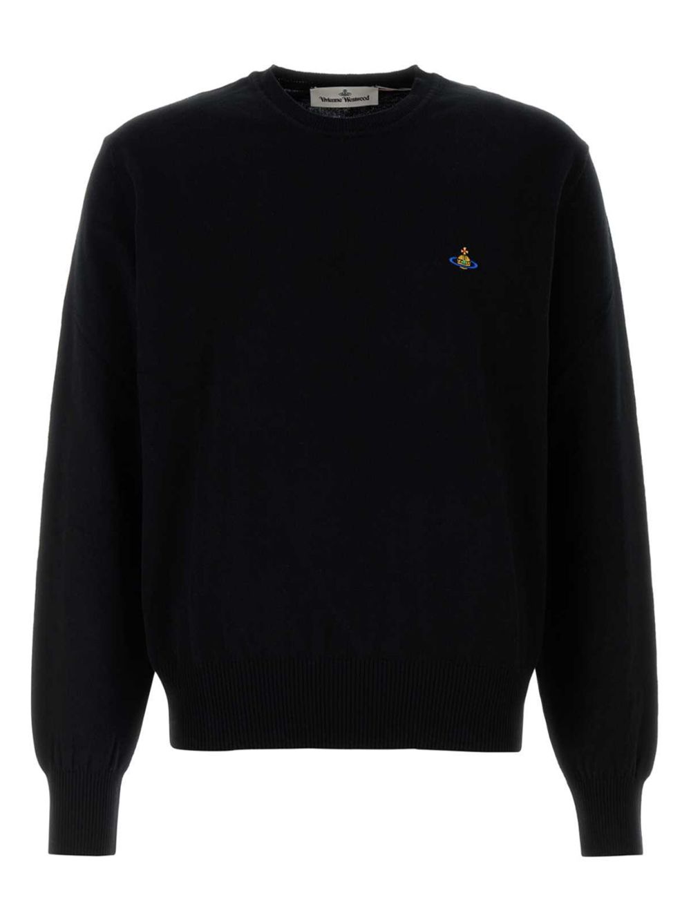 Cotton-Cashmere Blend Sweatshirt with Orb Emblem