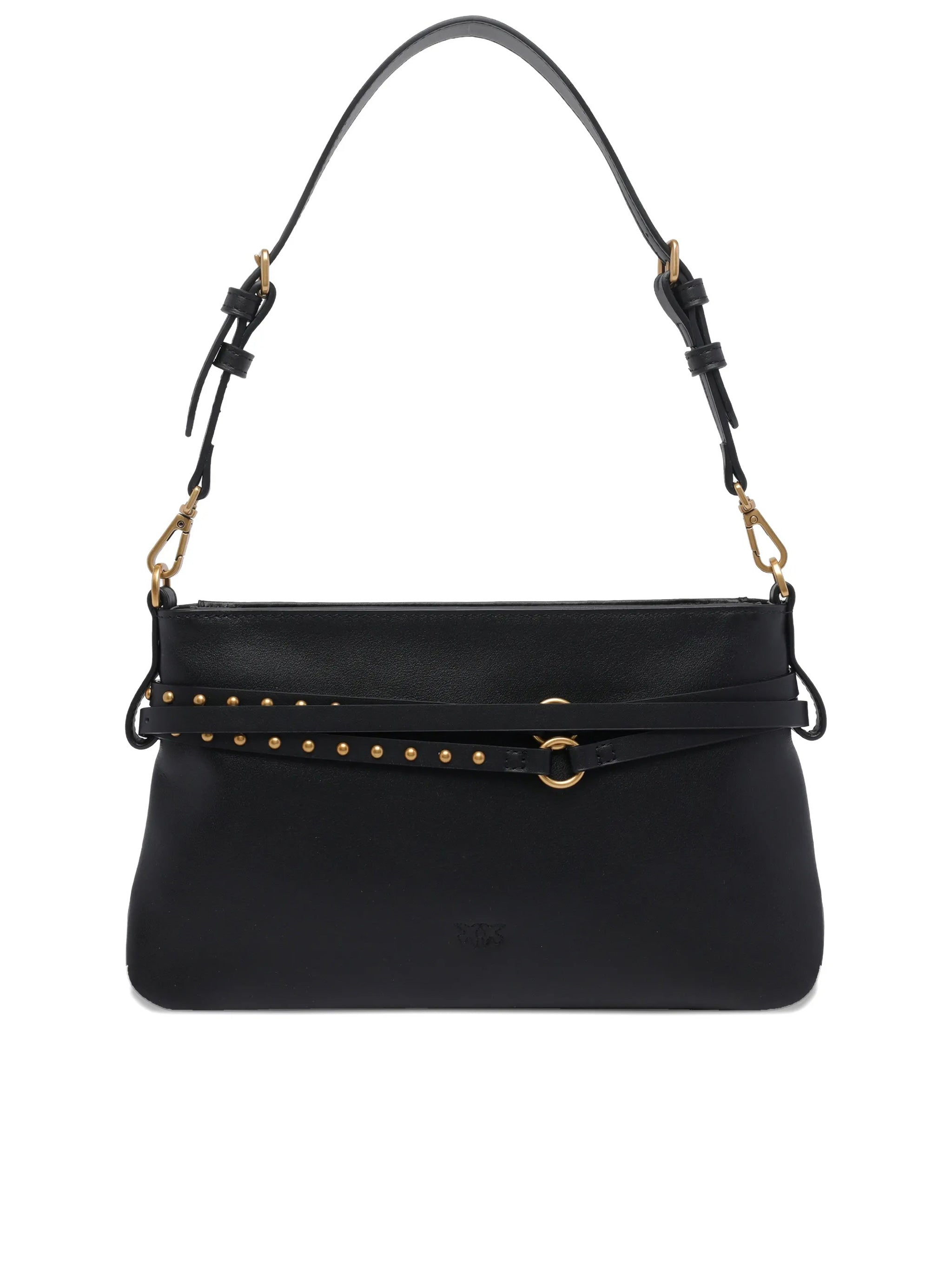 Mini Structured Studded Shoulder Bag