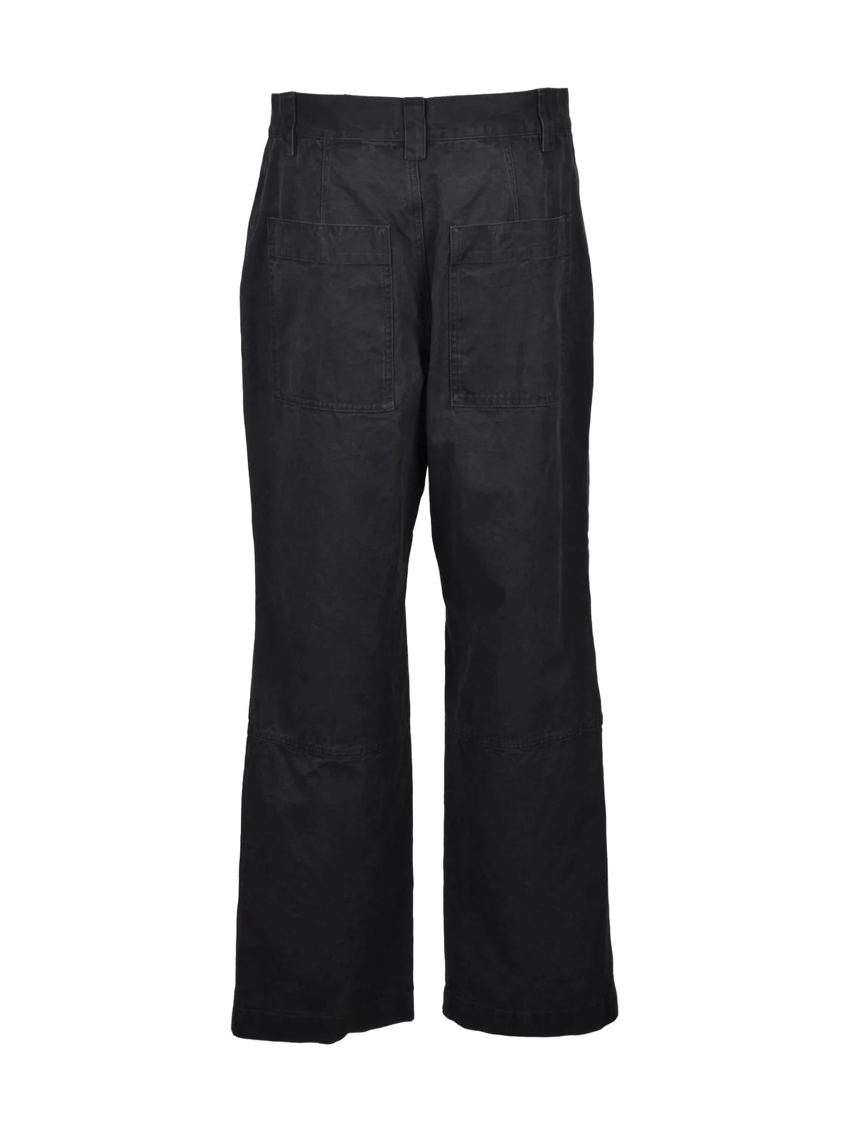 Straight-Leg Trousers with Zippered Pockets