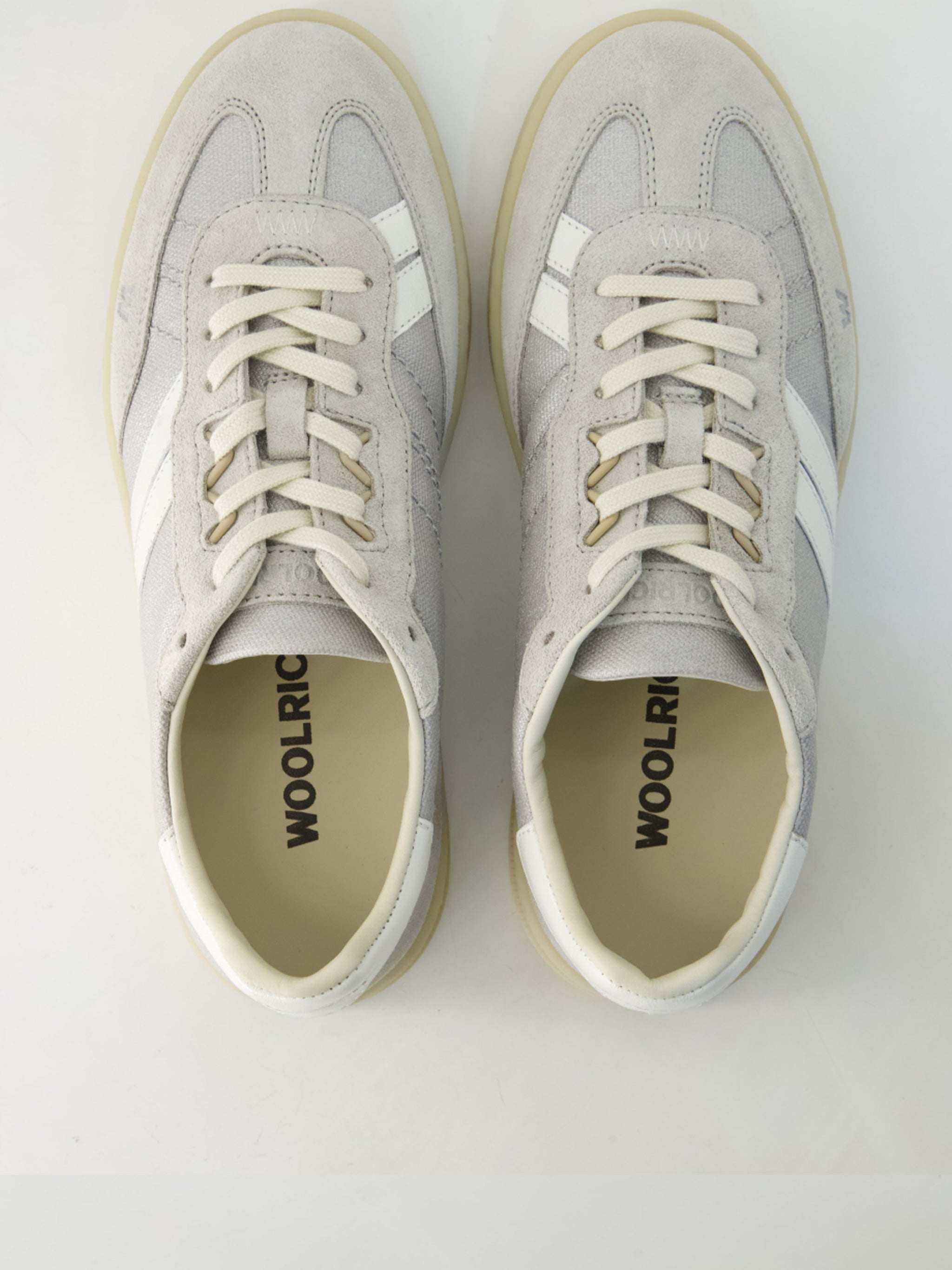Grey Double U.T Camoscio Suede Sneakers