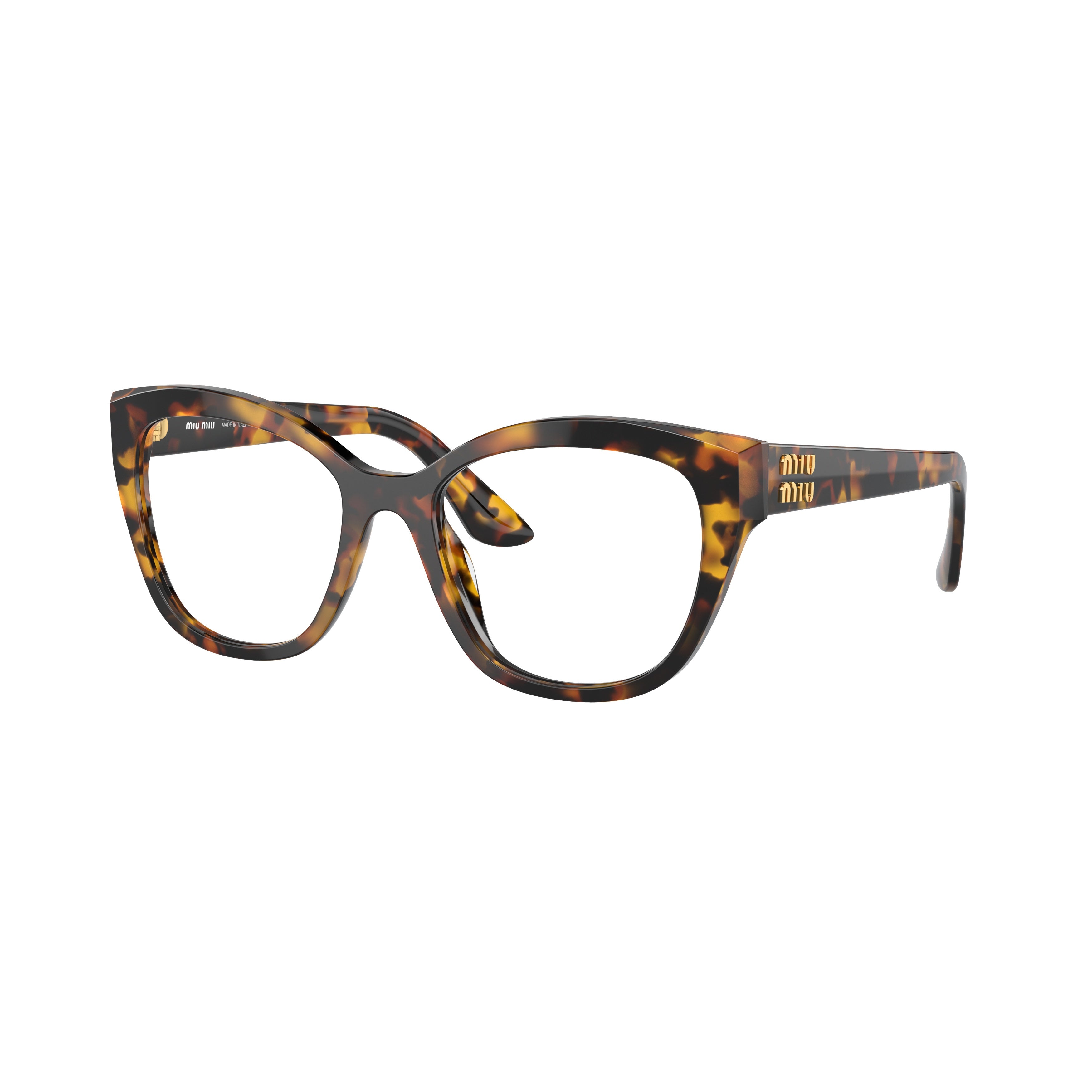 0mu 05xv Bold Cat-Eye Tortoiseshell Eyeglasses