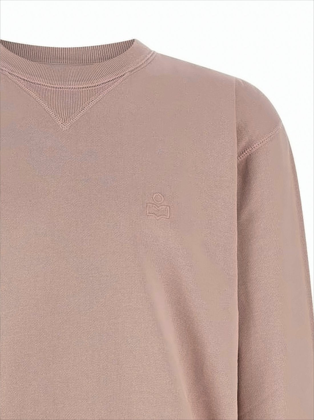 Minimalist Long-Sleeve Crewneck Sweatshirt