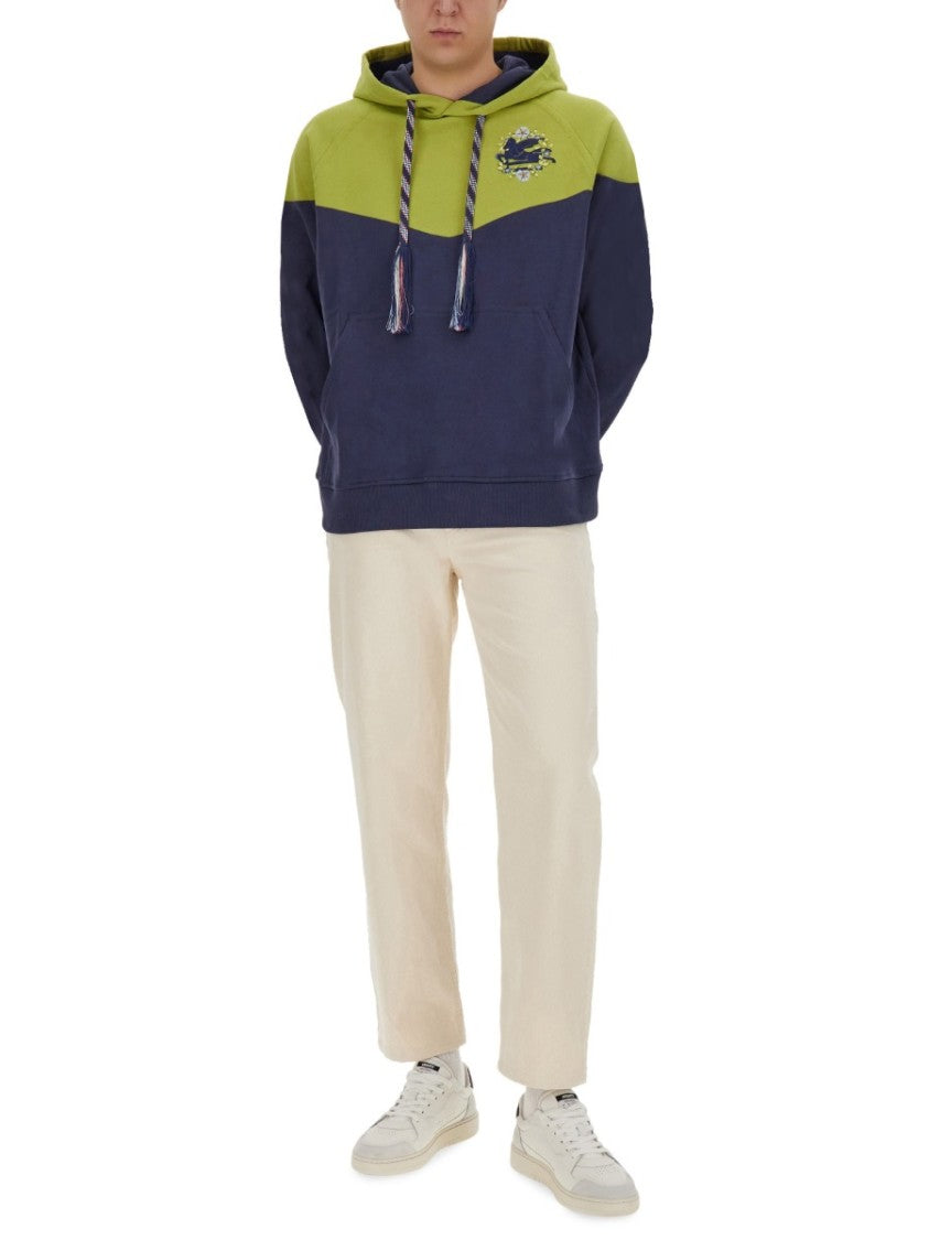 Color-Block Hooded Sweatshirt