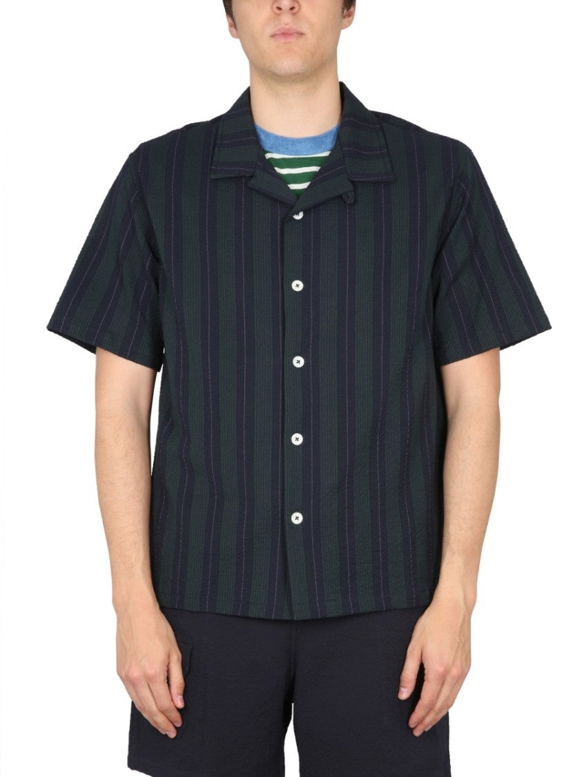 Striped Short-Sleeved Shirt