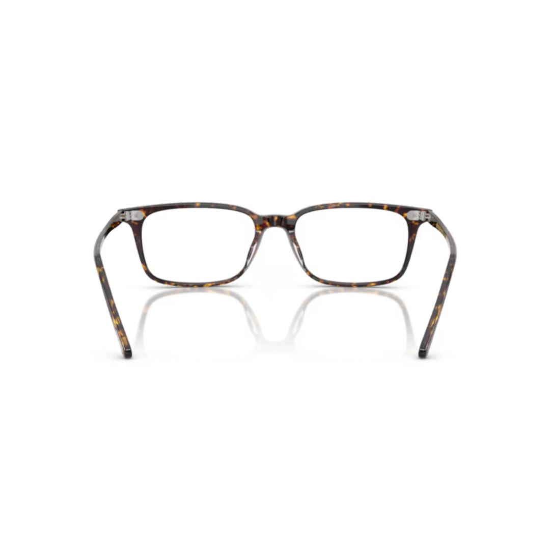 0ov5579u Rectangular Tortoiseshell Acetate Eyeglasses