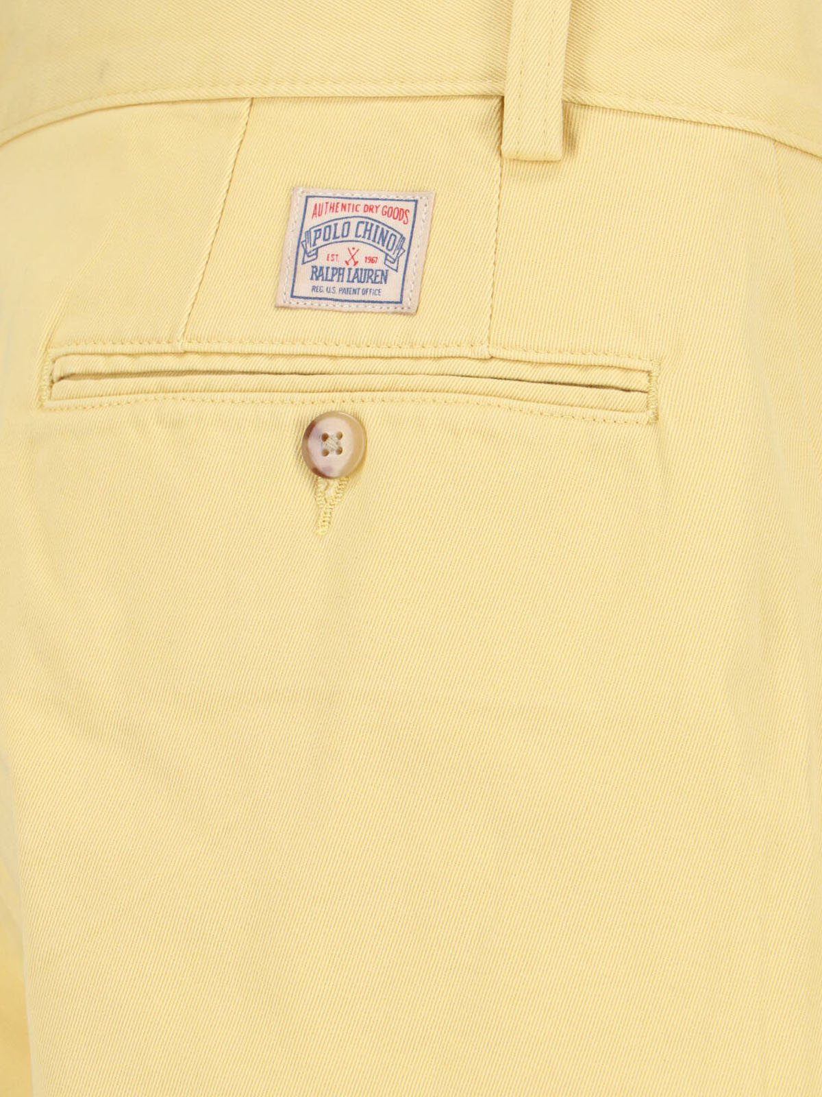 Straight-Leg Trousers In Vibrant Yellow
