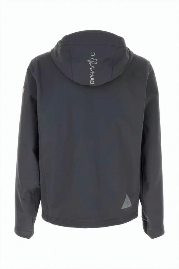 Moncler Hooded Jacket with Front Zipper