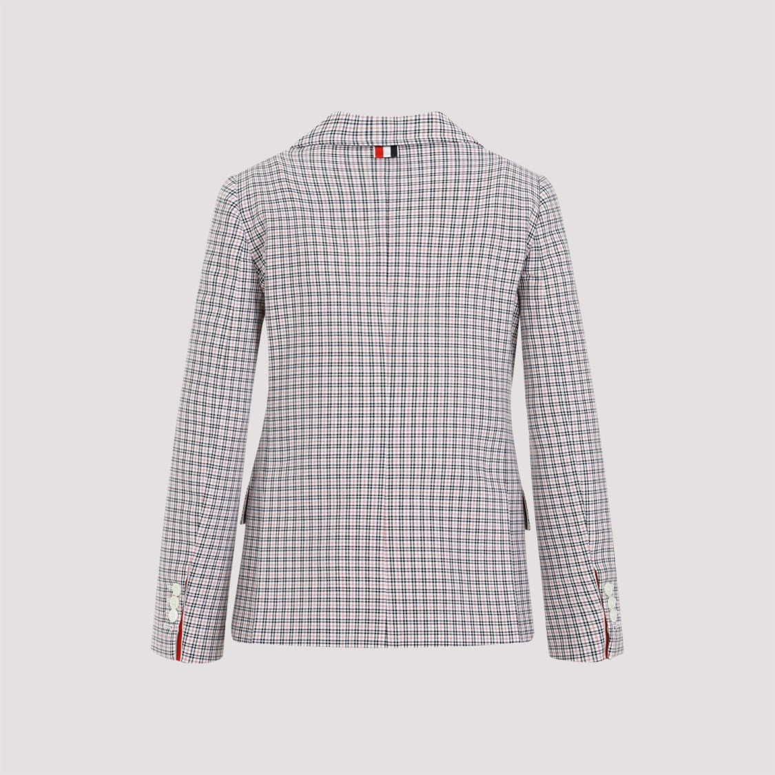 Small Check White Cotton Jacket