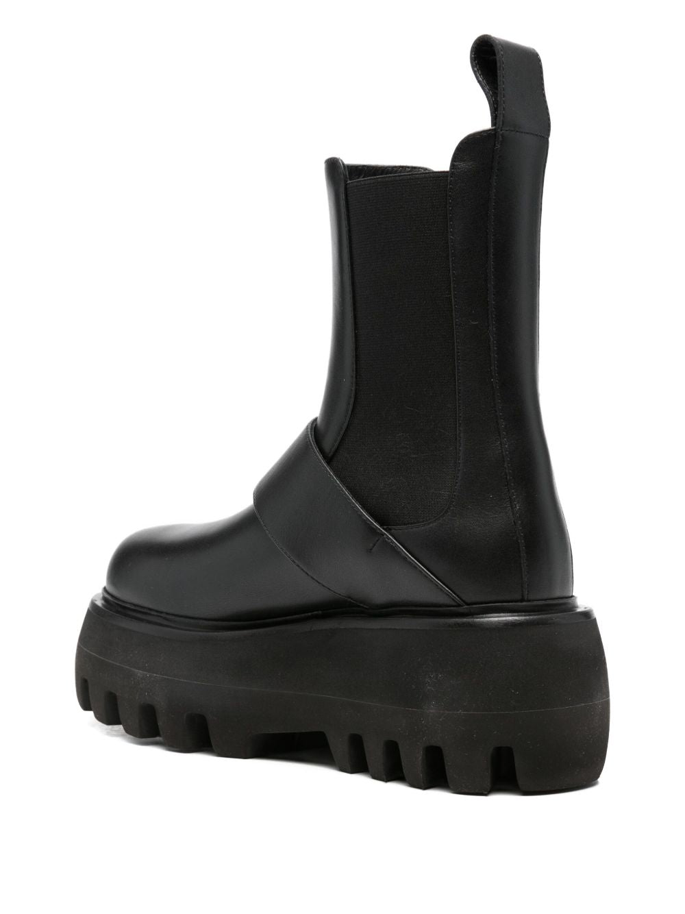 Sofa Buckle Boot In Black