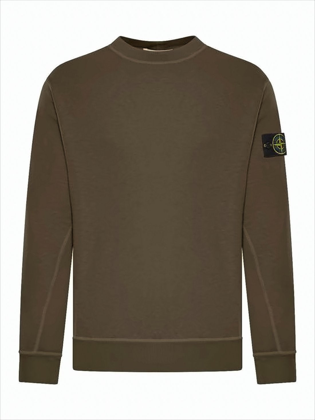 Long-Sleeve Crewneck T-Shirt with Minimalist Design