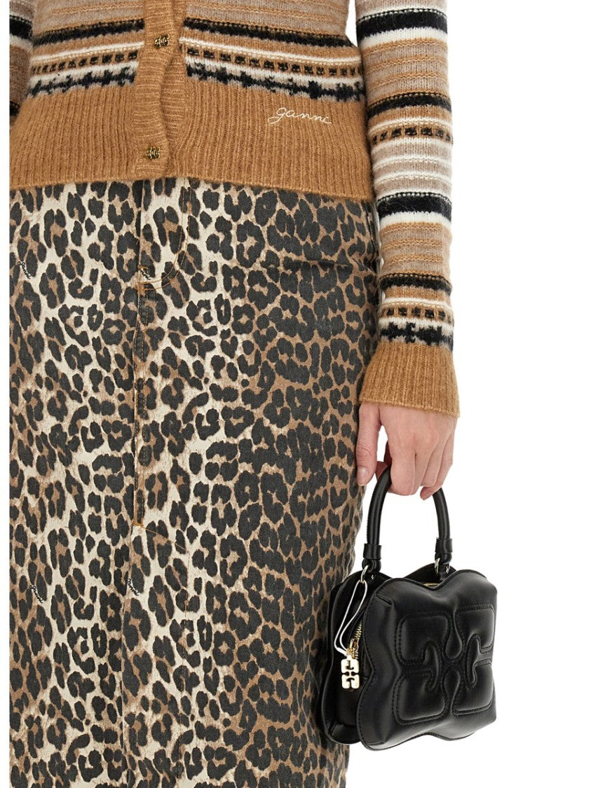Cardigan With Stripe Pattern