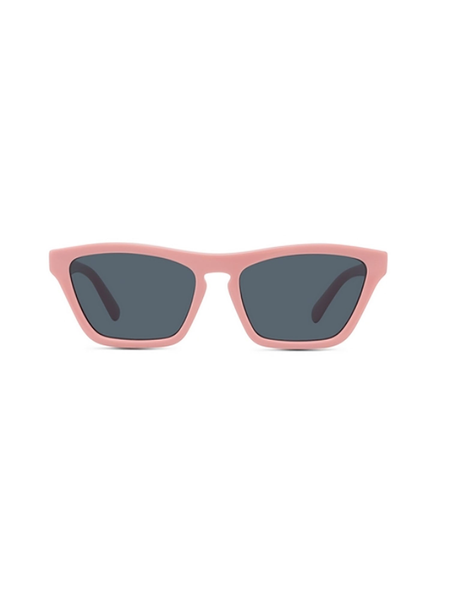 Angular Frame Sunglasses with Pastel Accents