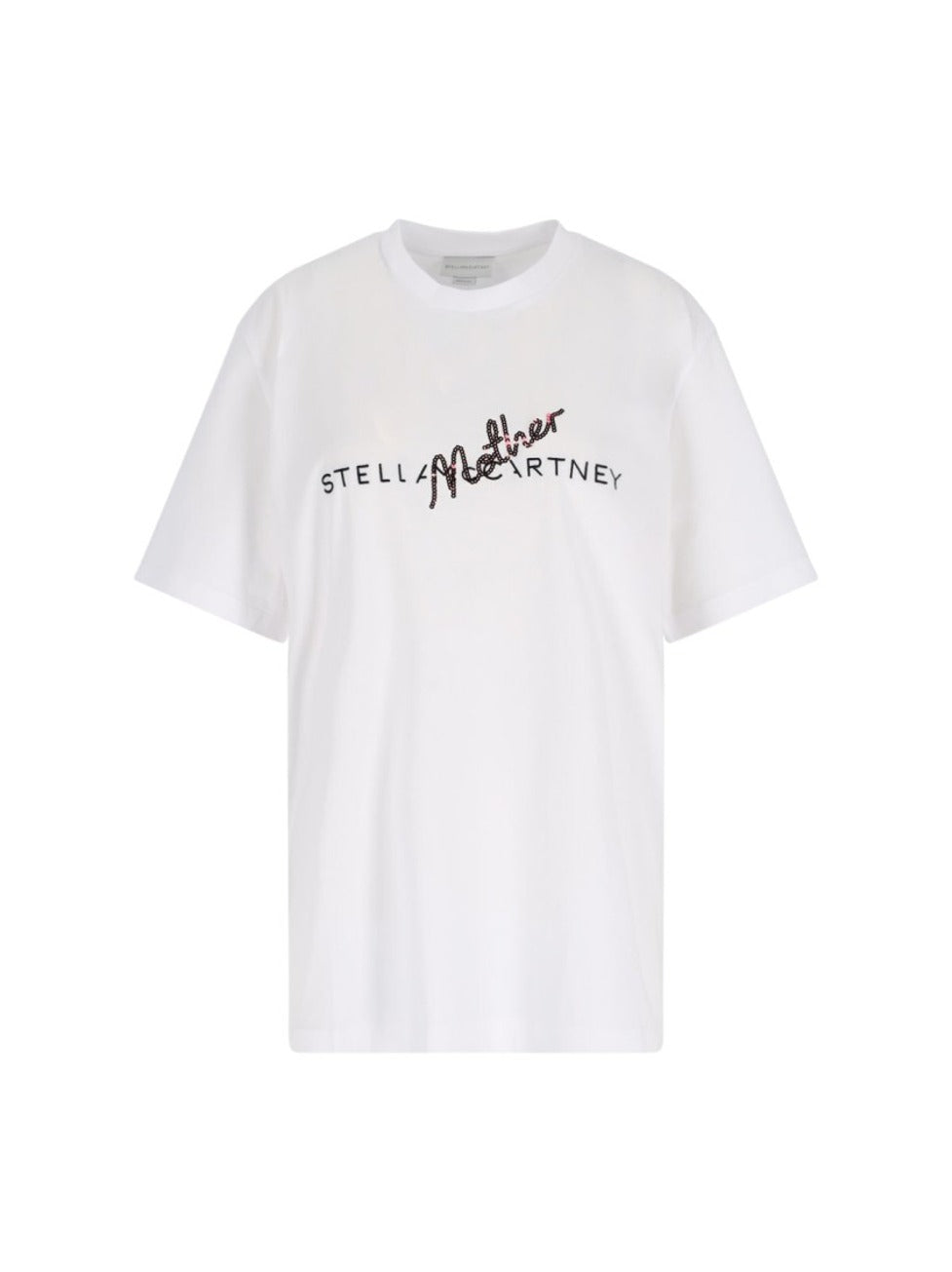 Logo Sequin T-Shirt – White