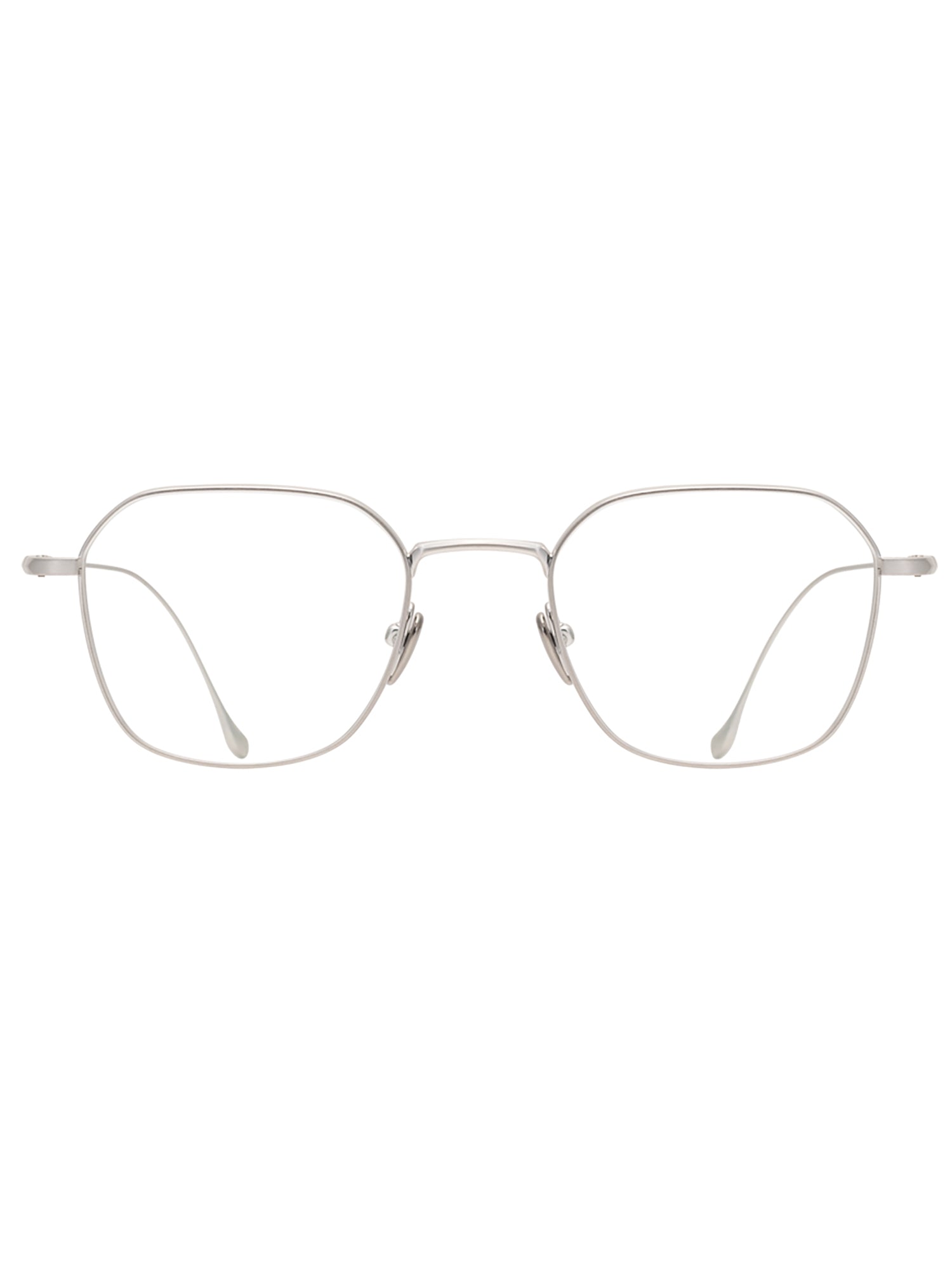 Grey Titanium Optical Frames With Rectangular Shape