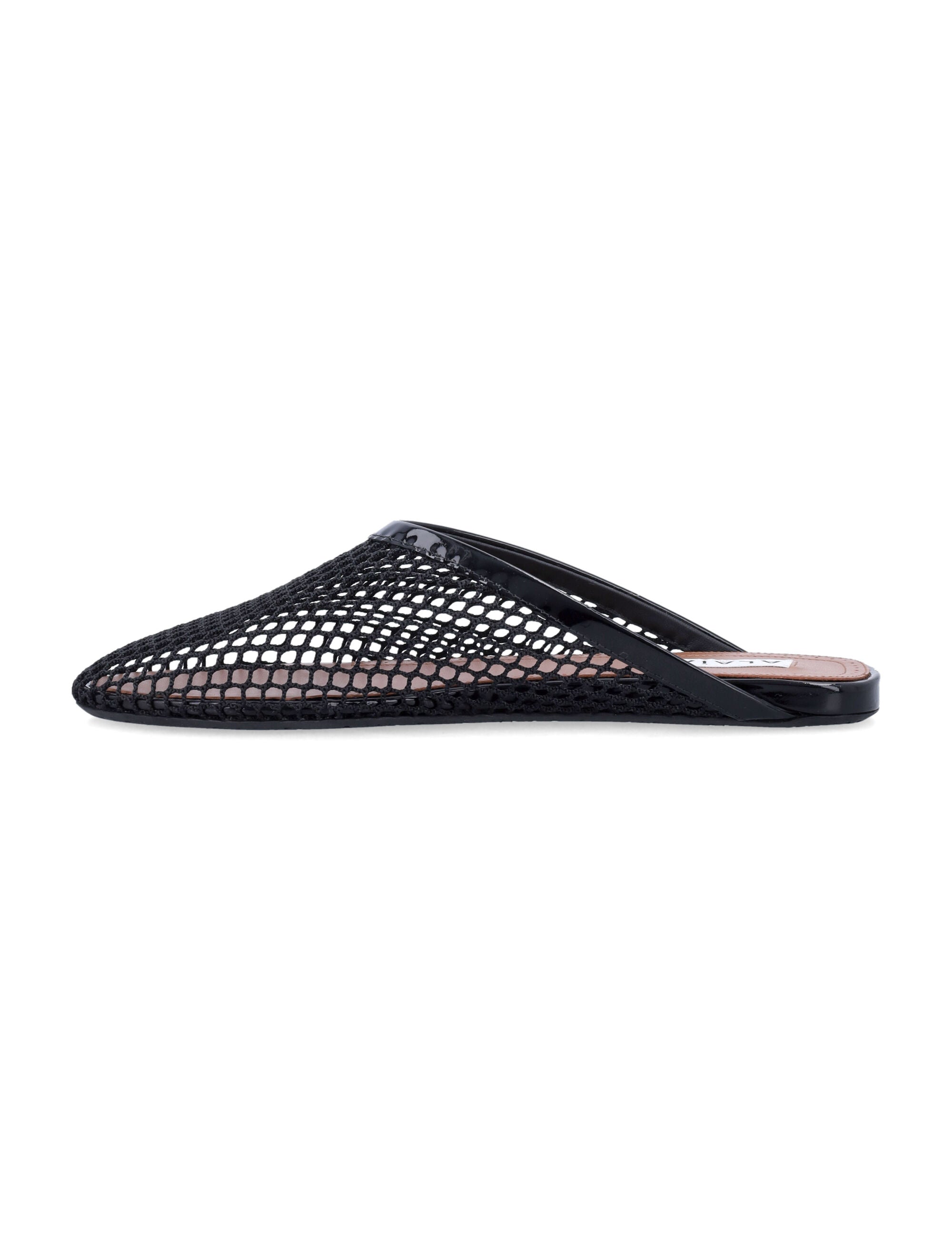 Fishnet Flat Mules